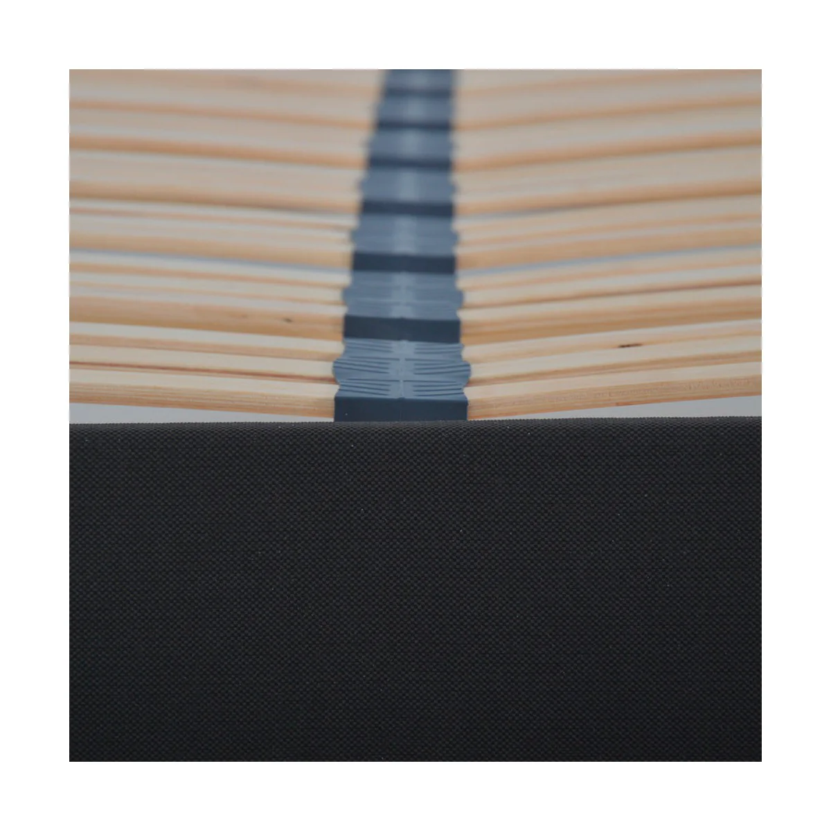 Sommier Kit À Lattes Aurore - Tissu Gris Anthracite - Image 8