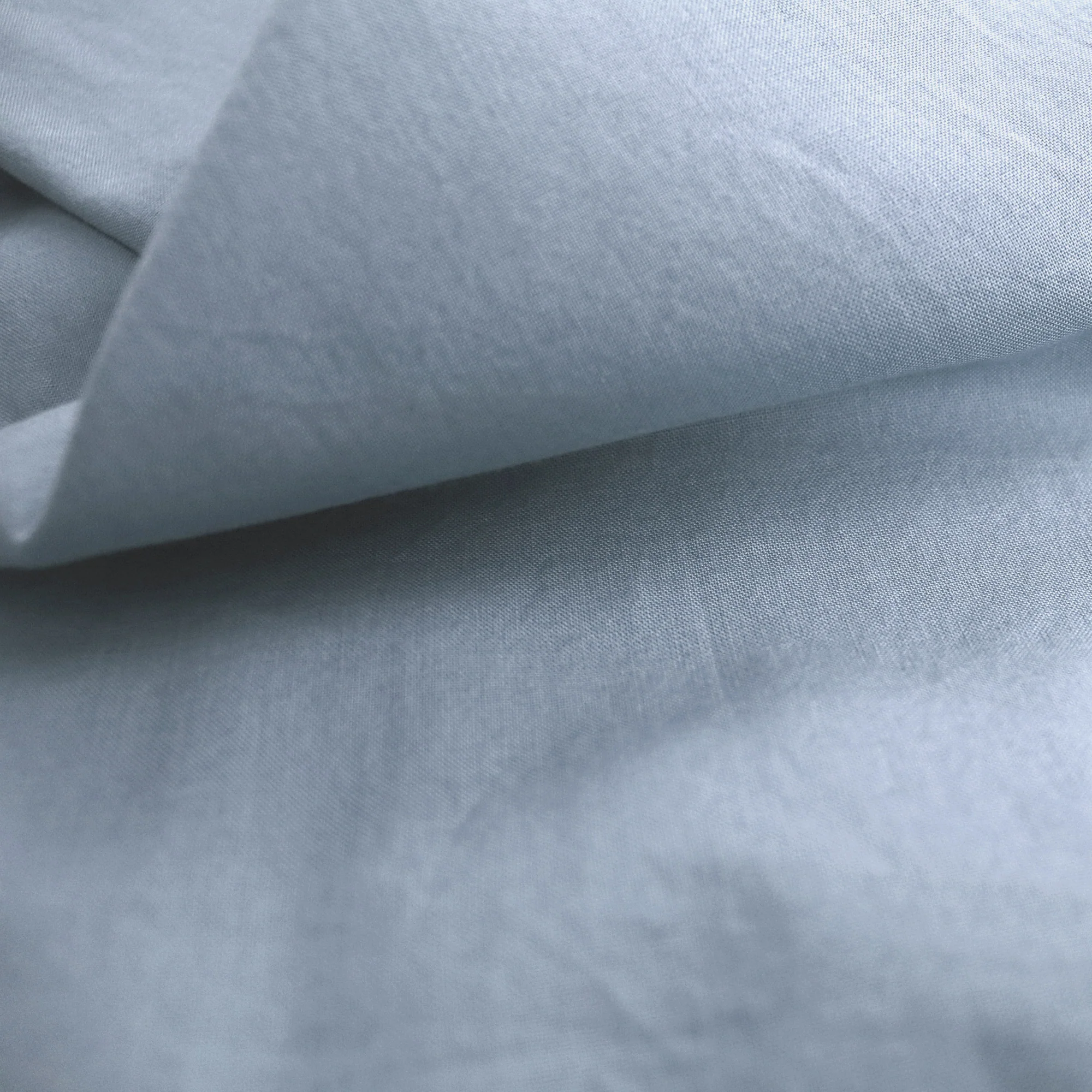 Drap Housse Coton Lavé Bleu Orage - Image 3
