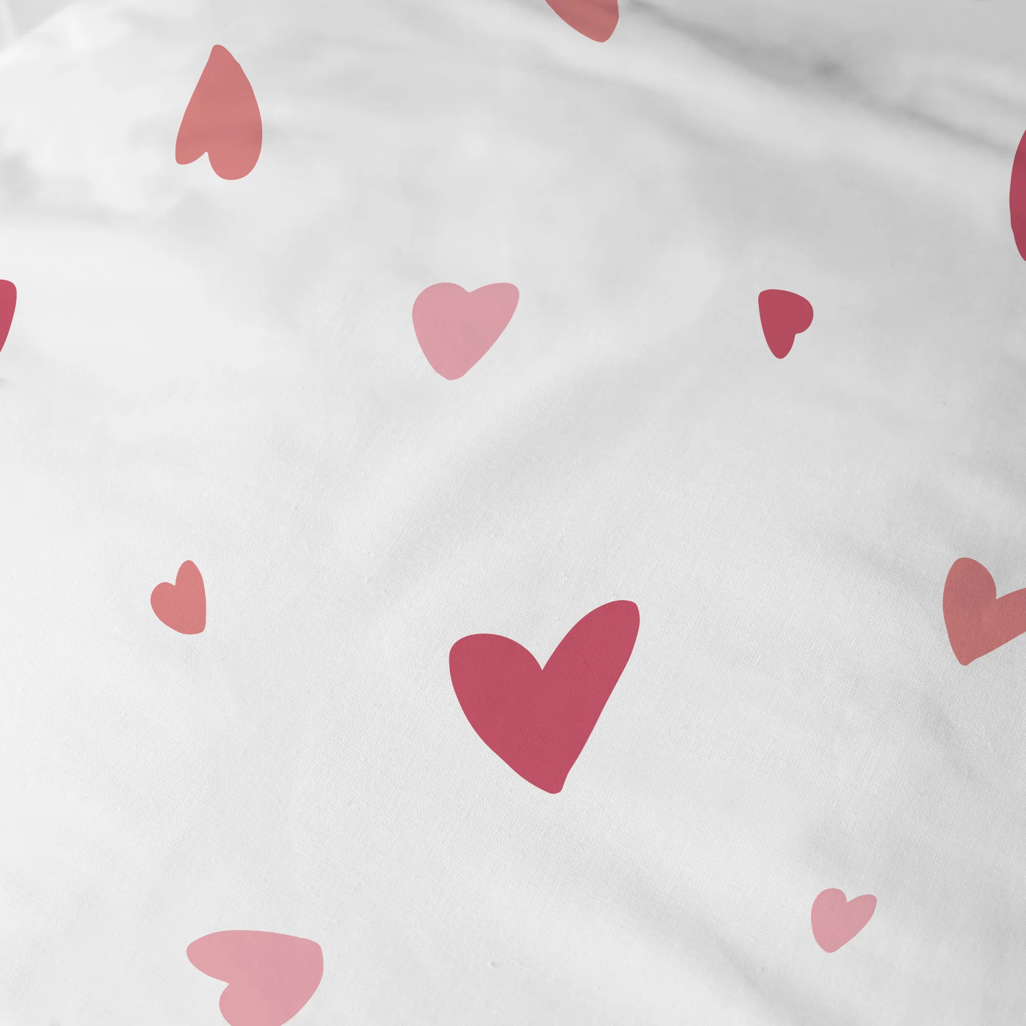 Drap Housse Heart - Blanc - Image 2