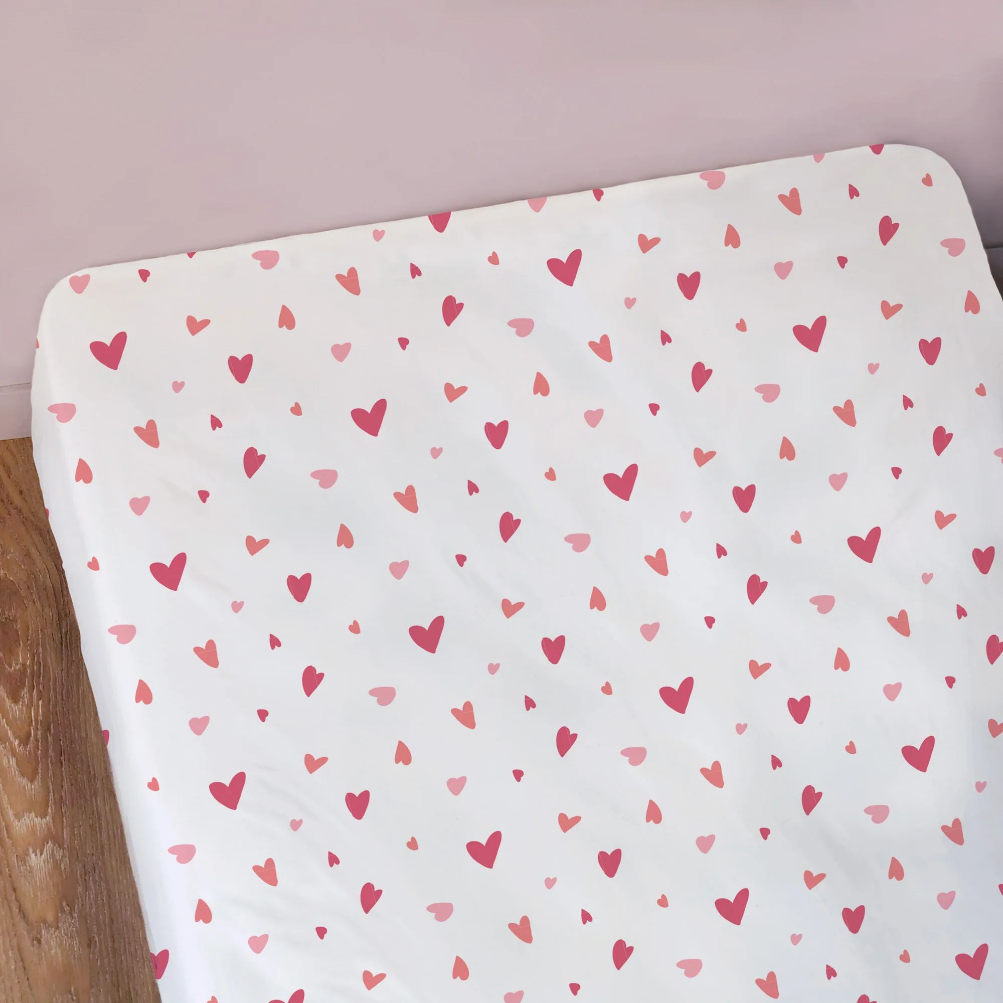 Drap Housse Heart - Blanc - Image 3