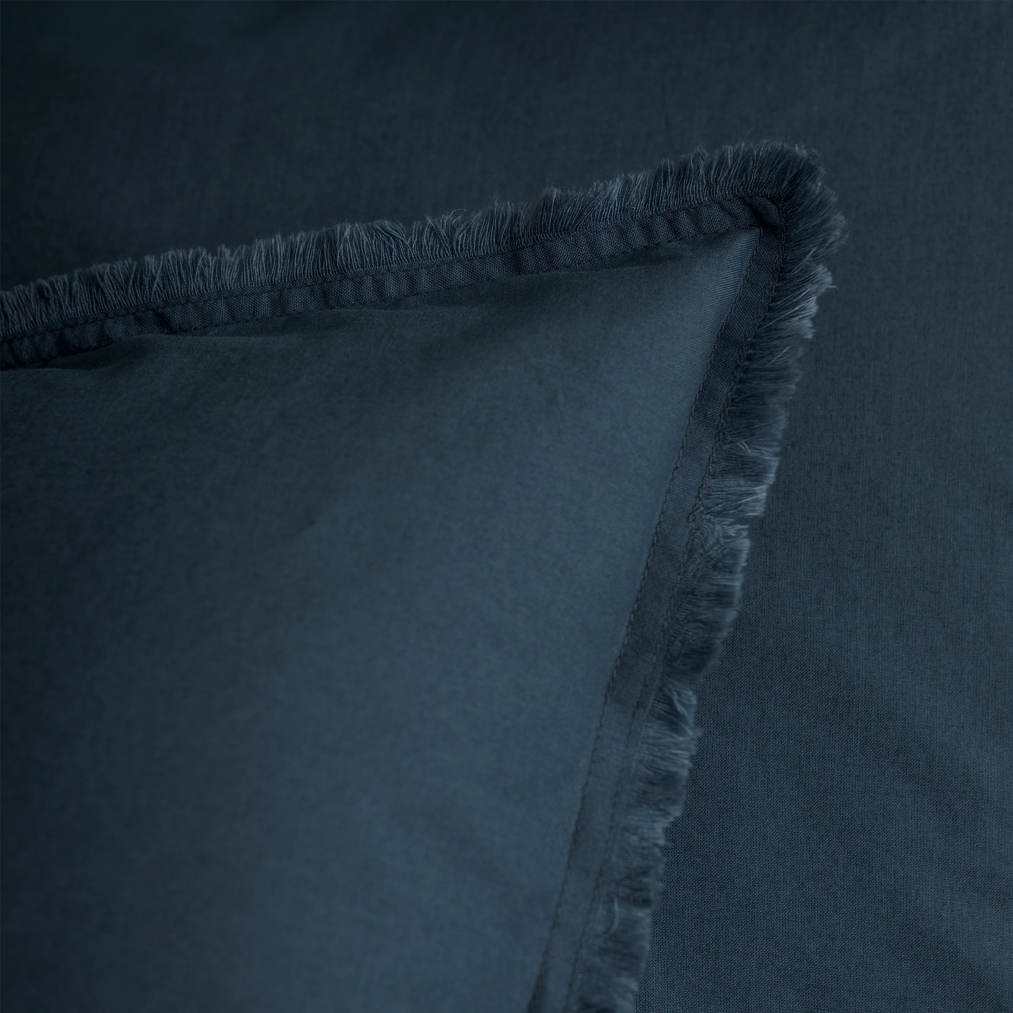 Housses De Couettes Et Taies D'Oreillers - Coton Lavé Bleu Nuit - Image 5