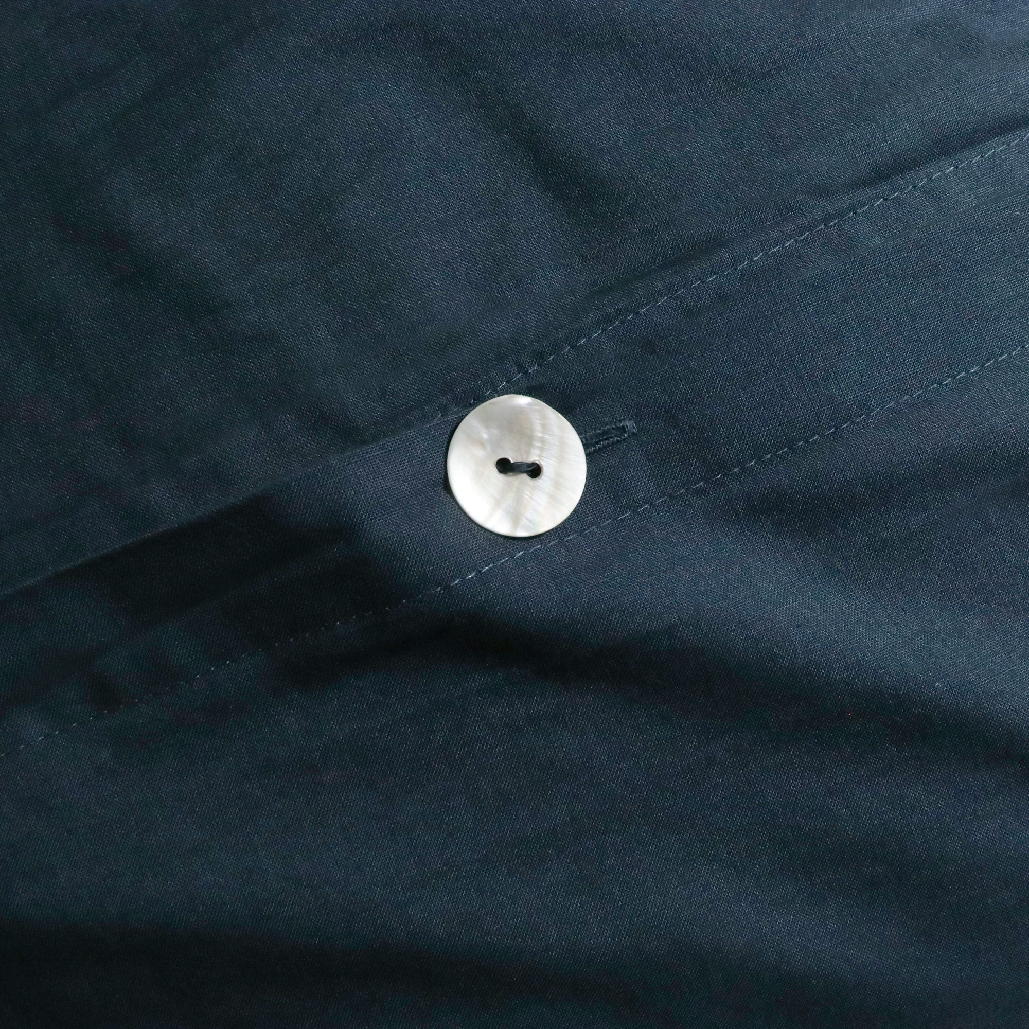 Housses De Couettes Et Taies D'Oreillers - Coton Lavé Bleu Nuit - Image 7