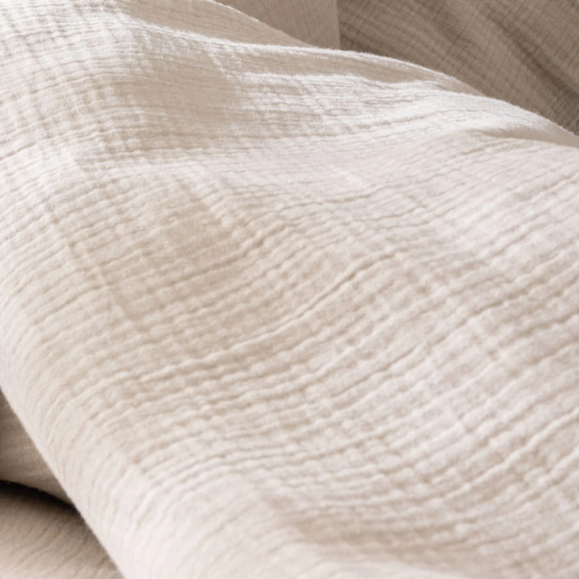 Housses De Couettes Et Taies D'Oreillers - Gaze De Coton Naturel - Image 7