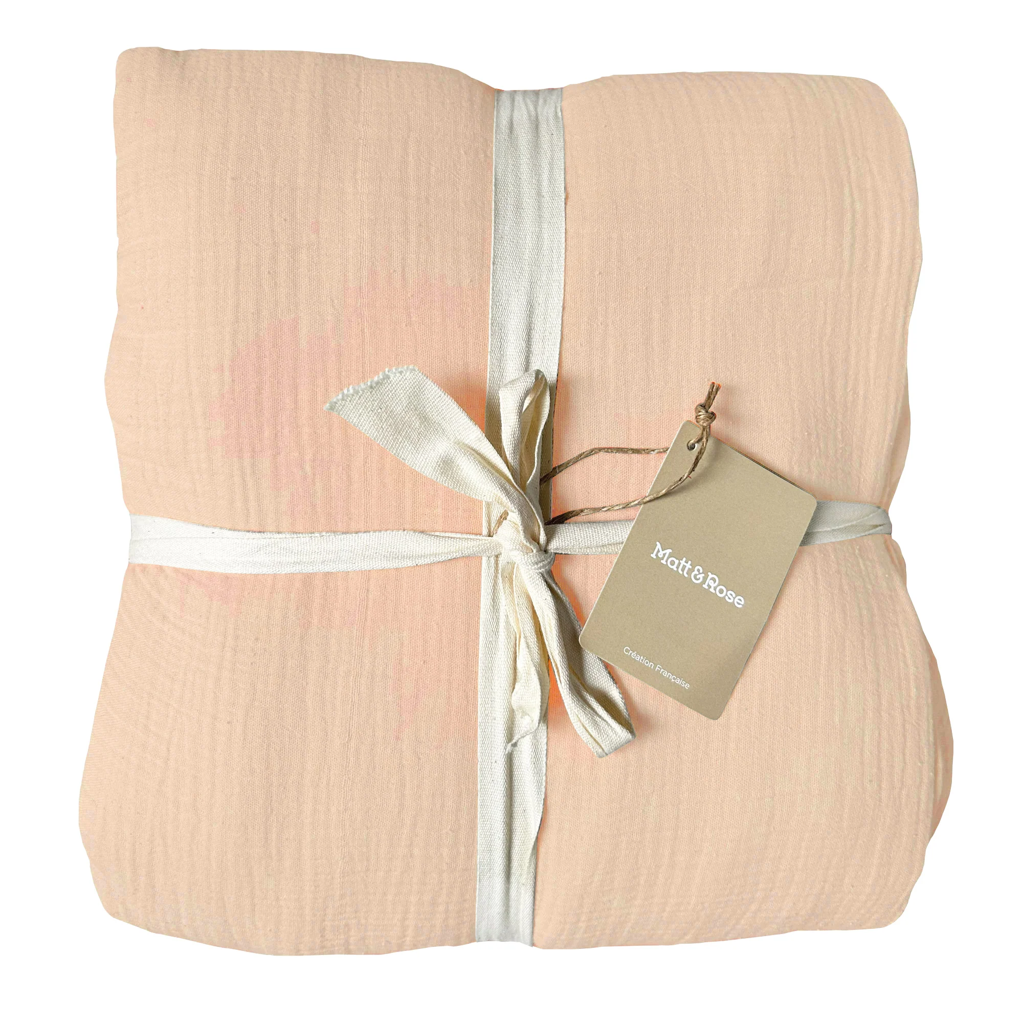 Housses De Couettes Et Taies D'Oreillers - Gaze De Coton Rose - Image 3