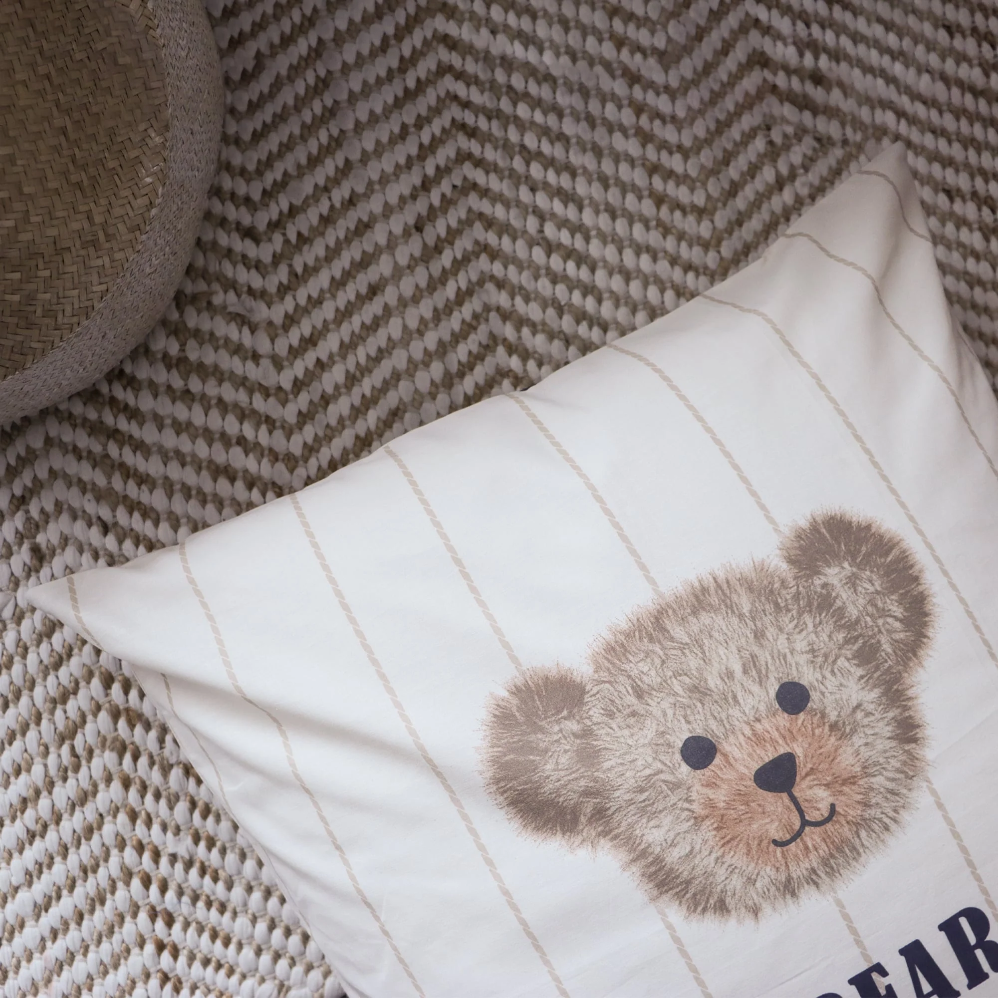 Housses De Couettes Et Taies D'Oreillers - Teddy Bear - Beige - Image 2