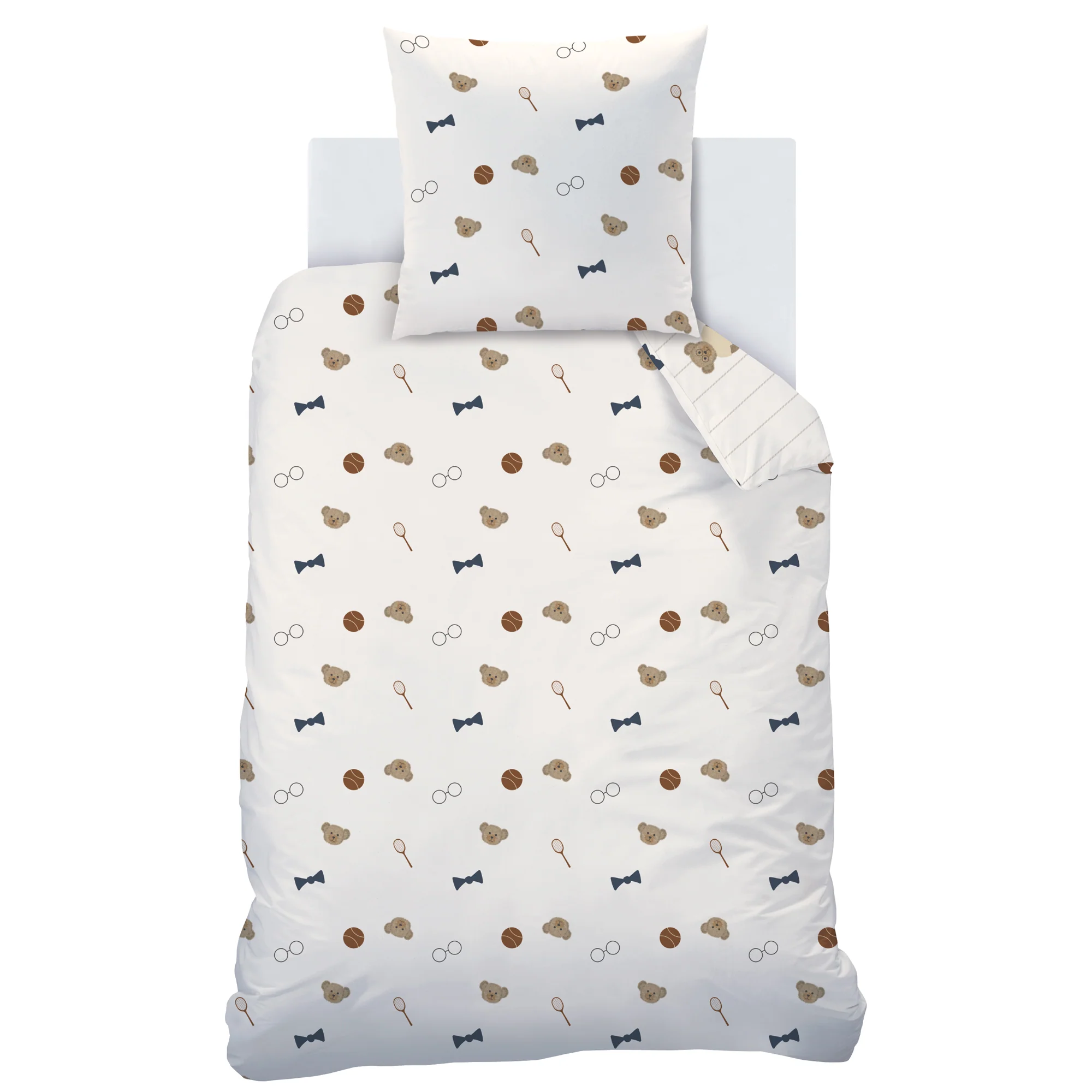 Housses De Couettes Et Taies D'Oreillers - Teddy Bear - Beige - Image 5