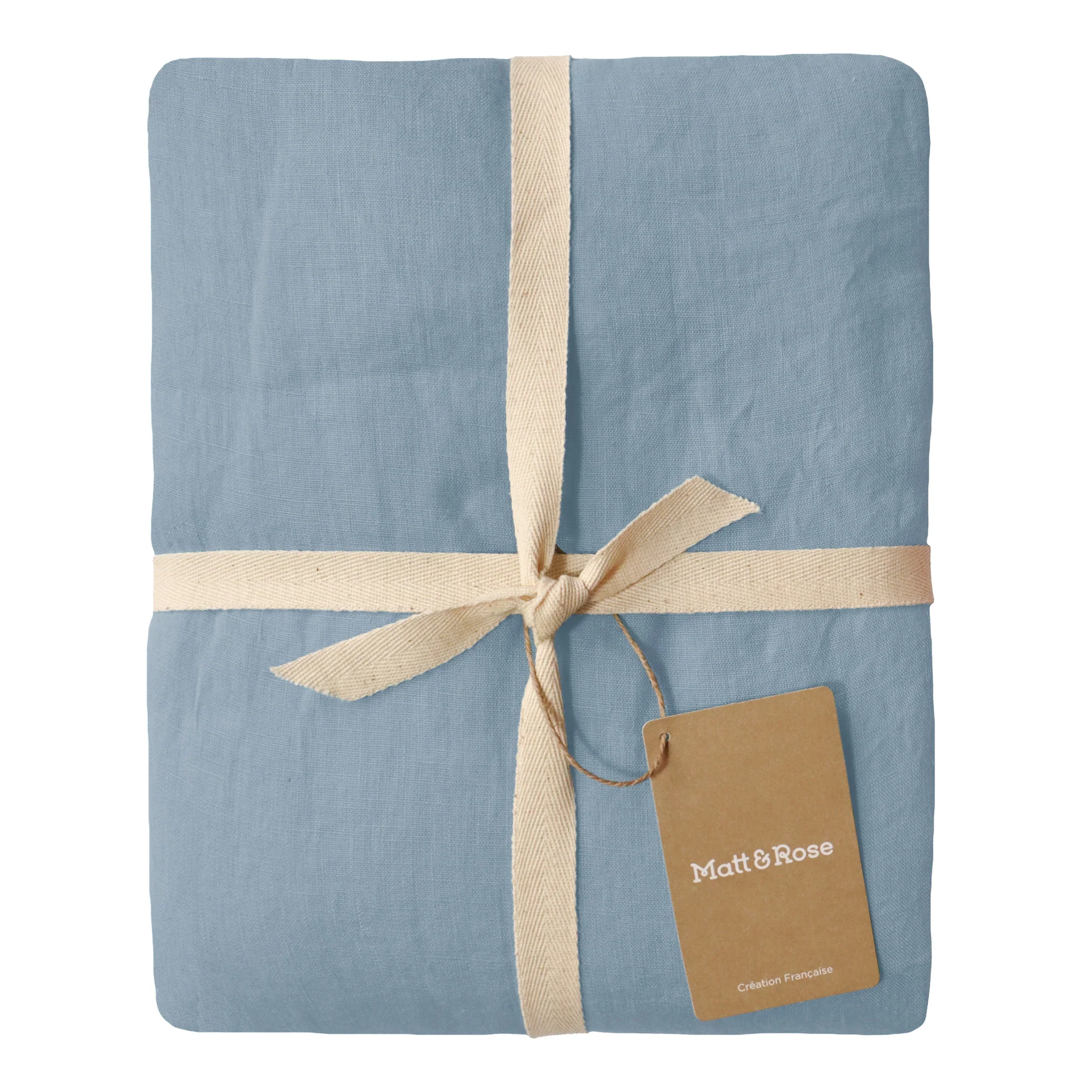 Housse De Couette Et Taies D'Oreillers - Passion Lin Bleu Orage - Image 3