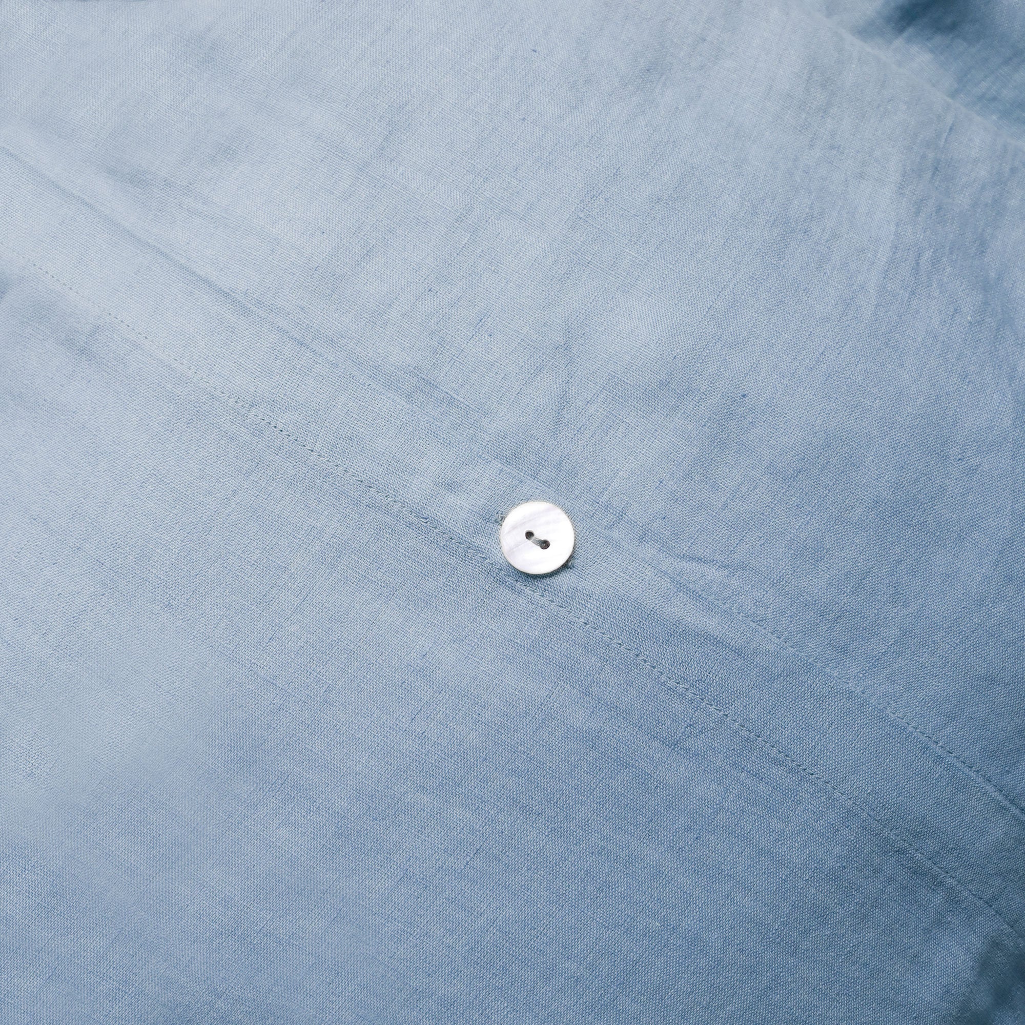 Housse De Couette Et Taies D'Oreillers - Passion Lin Bleu Orage - Image 6