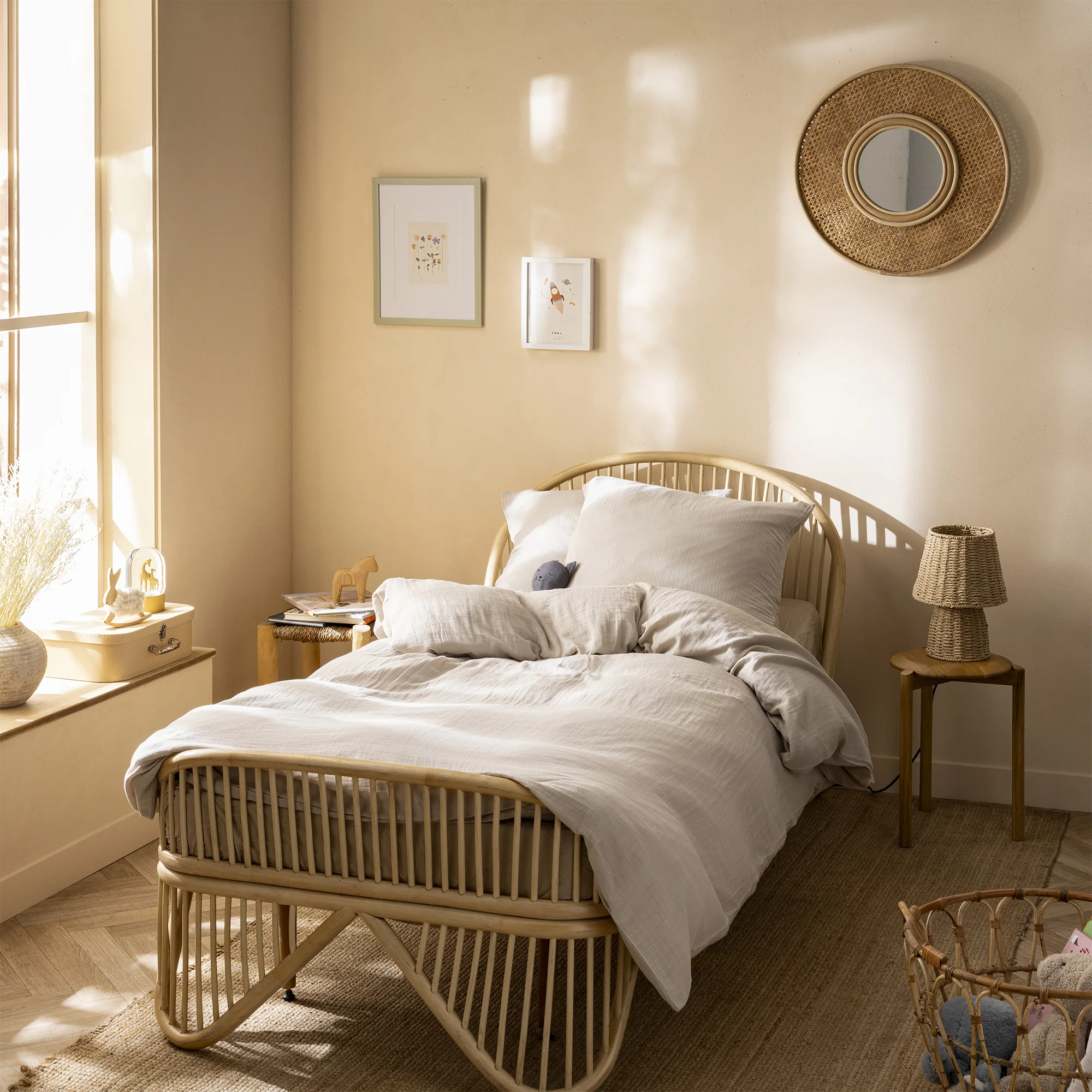 Housse De Couette Gaze De Coton Naturel - Image 7