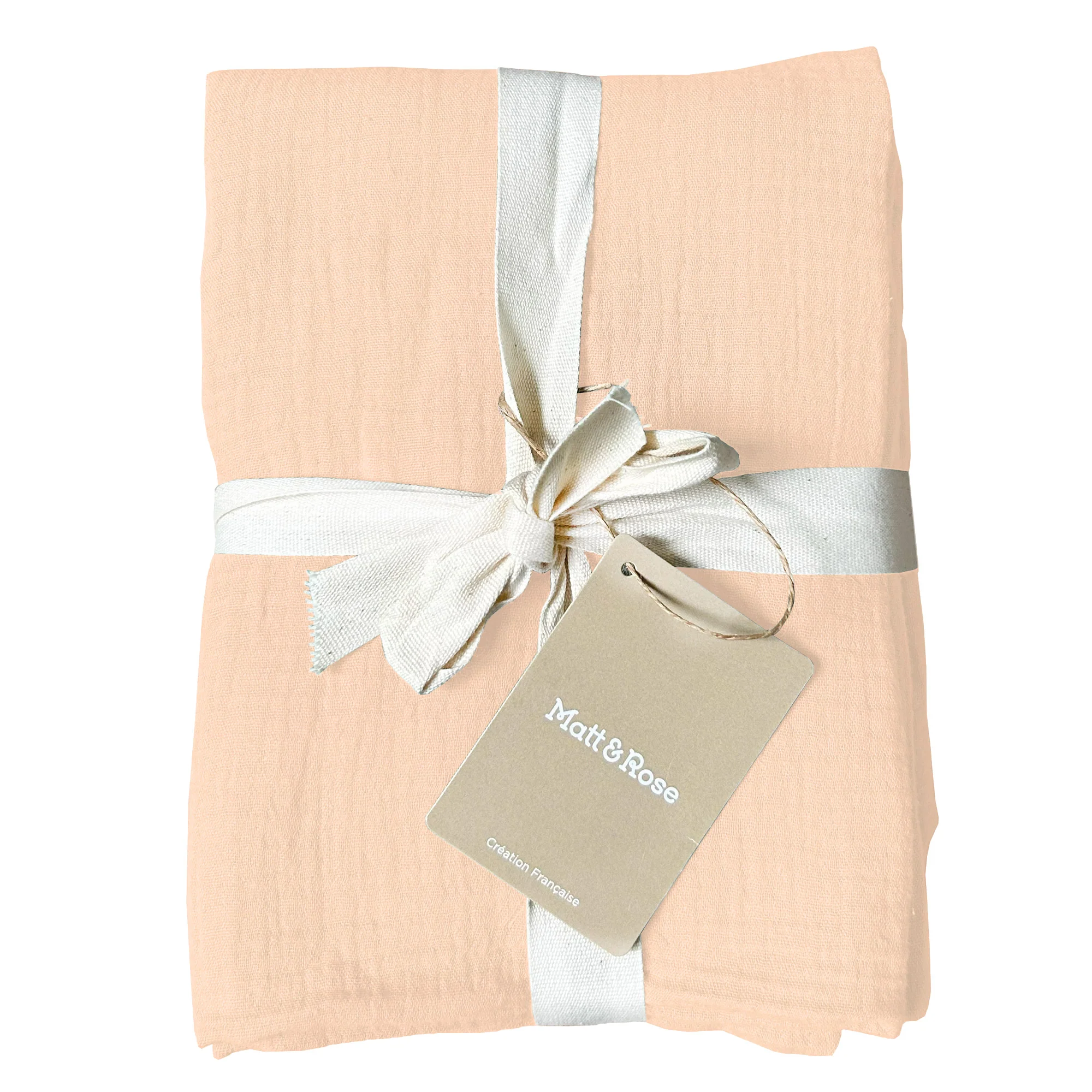Lot De 2 Taies D'Oreiller Gaze De Coton Rose - Image 4