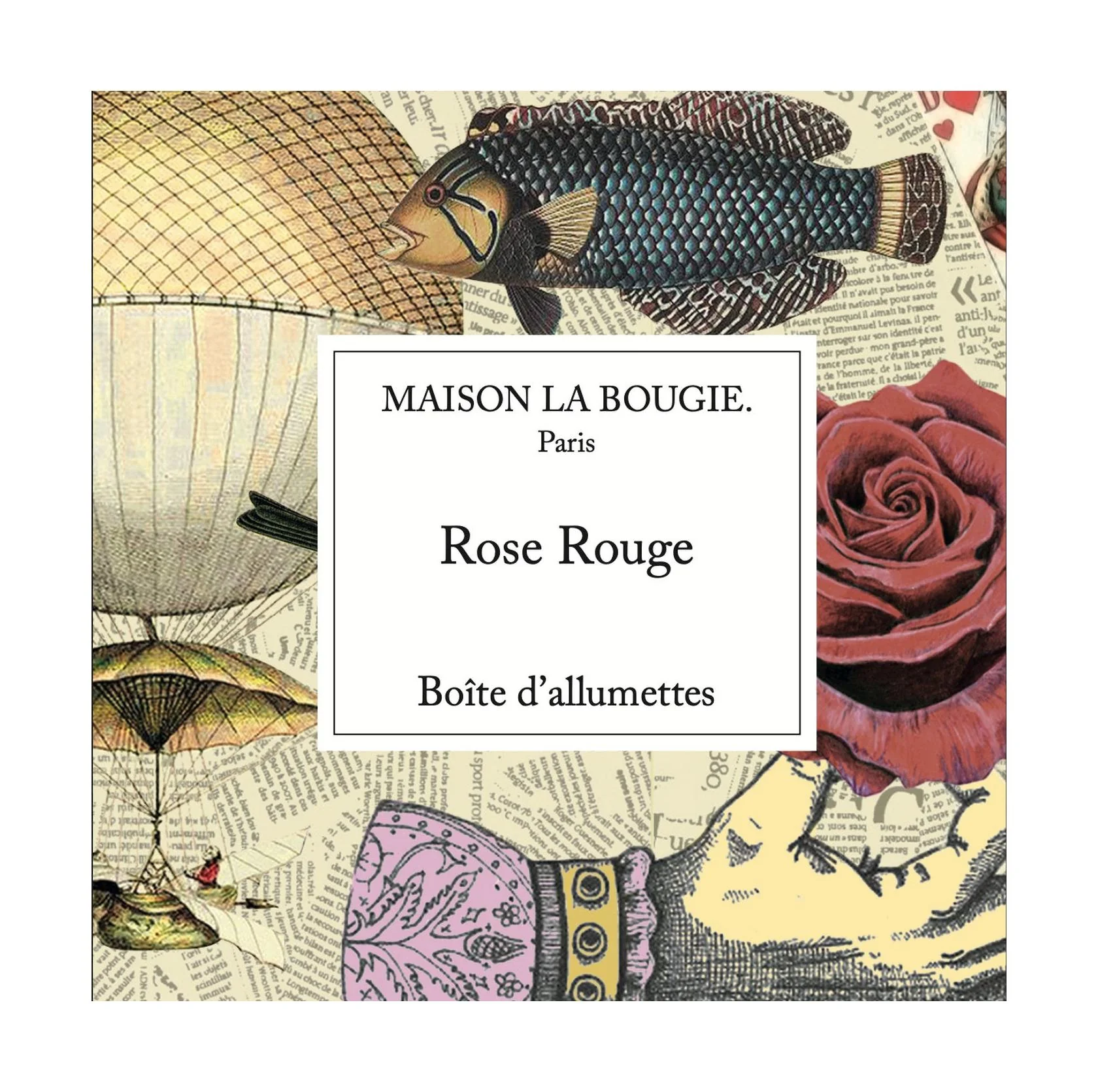 Boite D'Allumettes Rose Rouge - Image 2