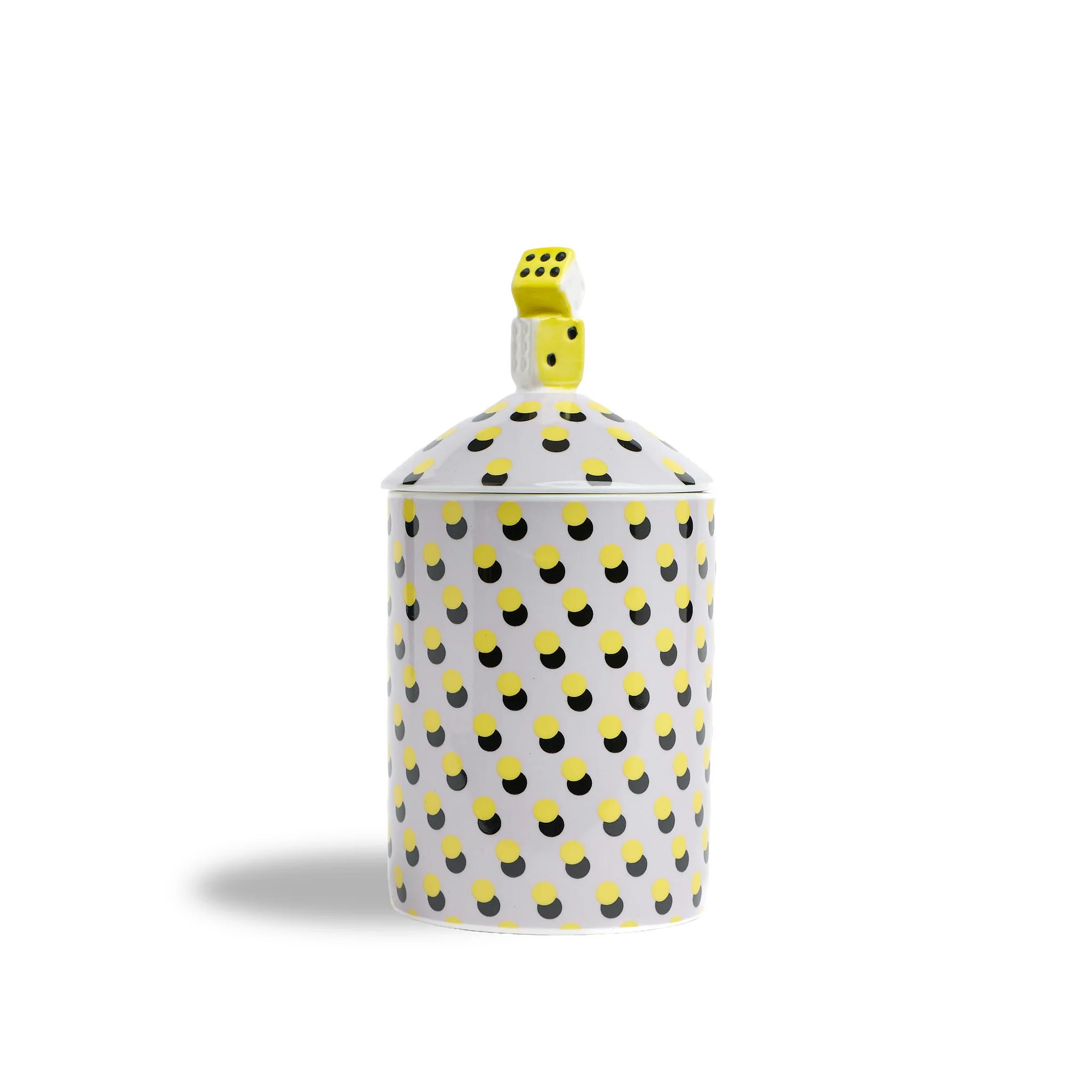 Bougie Saint Miracle - Jaune & Gris - Bergamote & Vétiver - Image 7