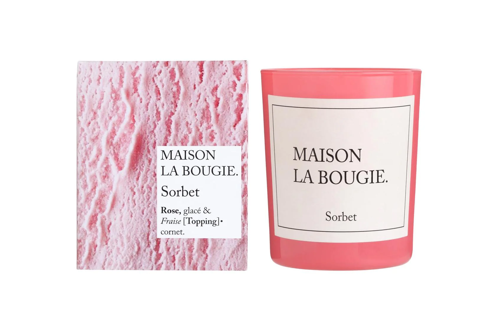 Bougie 180G Sorbet - Fraise des bois - Image 2