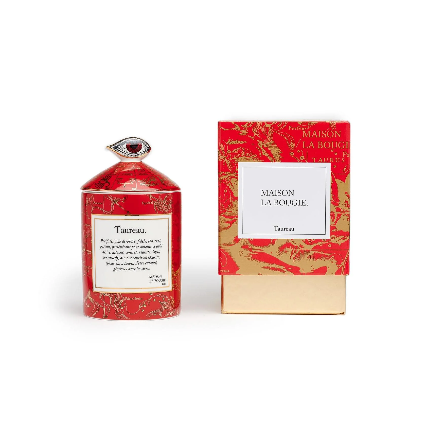 Bougie - Taureaux - Ambre intense - Image 4