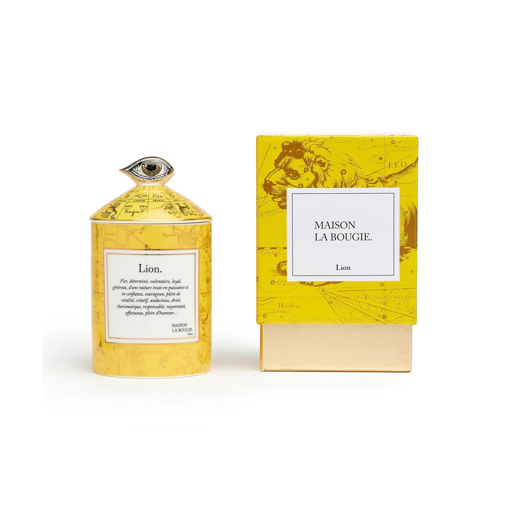 Bougie - Lion - Cèdre, Rose - Image 3