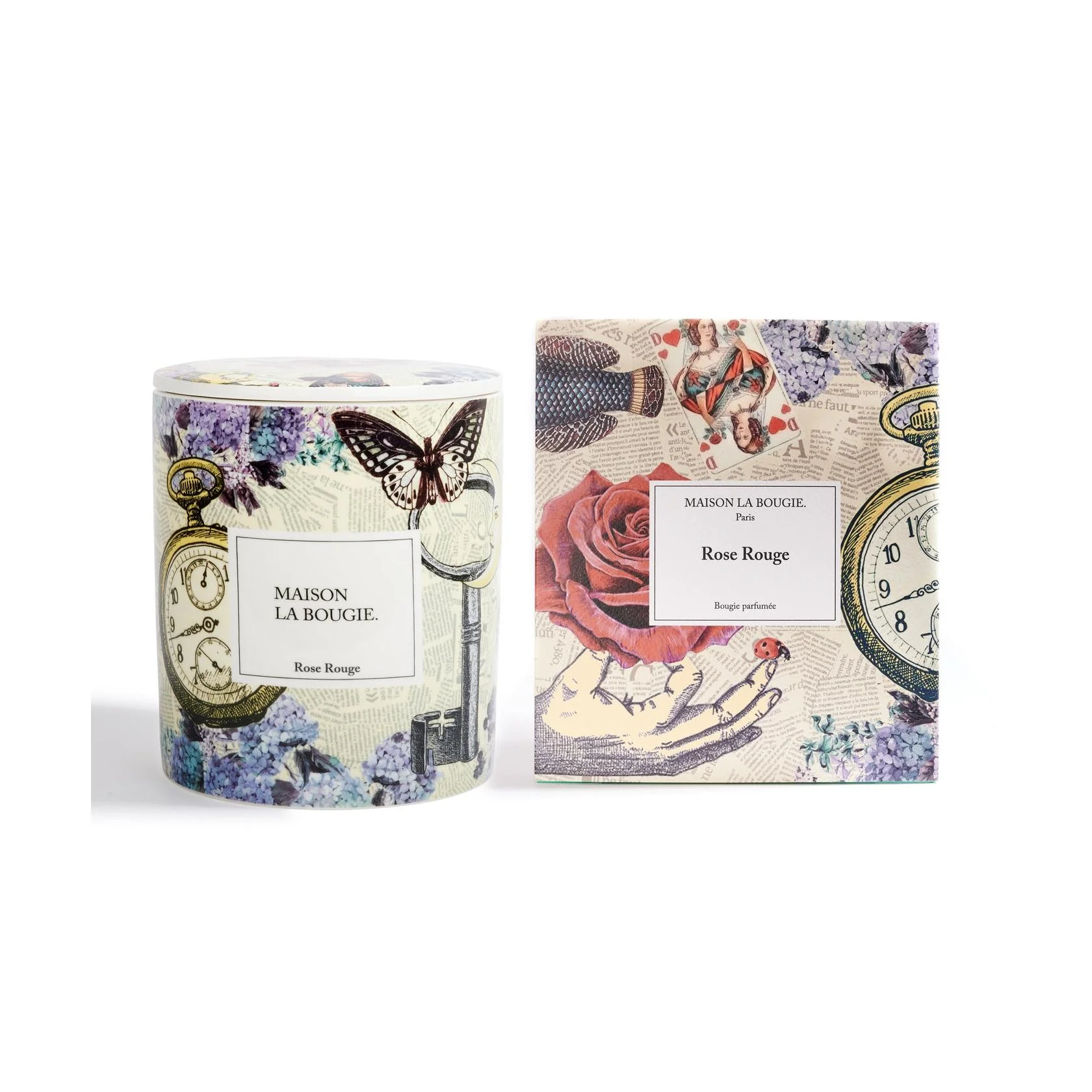 Bougie Rose Rouge 2Kg - Encens & Fêve Tonka - Image 3