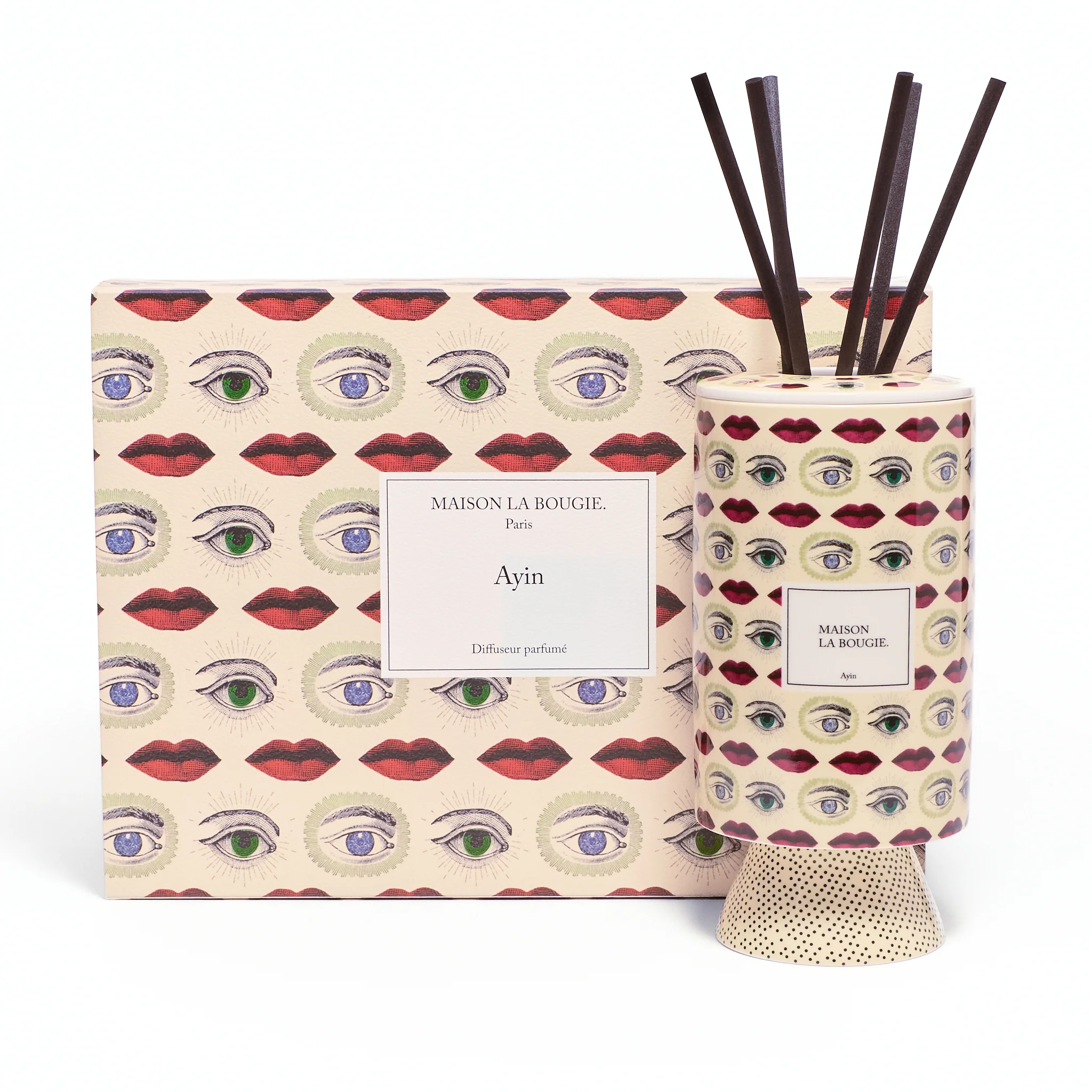 Diffuseur Ayin - Beige & Rouge - Incense & Patchouli - Image 2