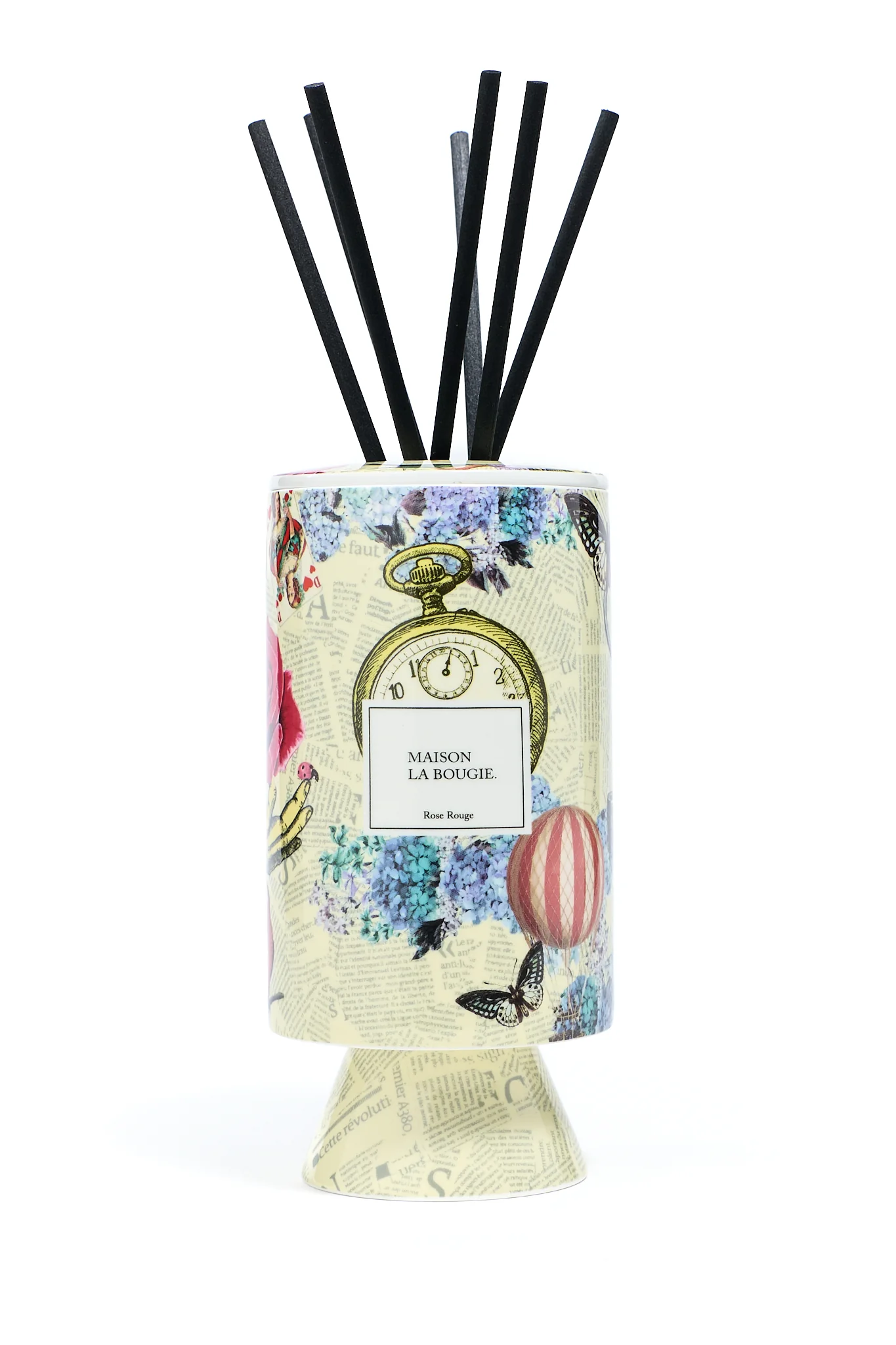 Diffuseur Rose Rouge - Beige & Rouge - Incense & Fêve Tonka - Image 2