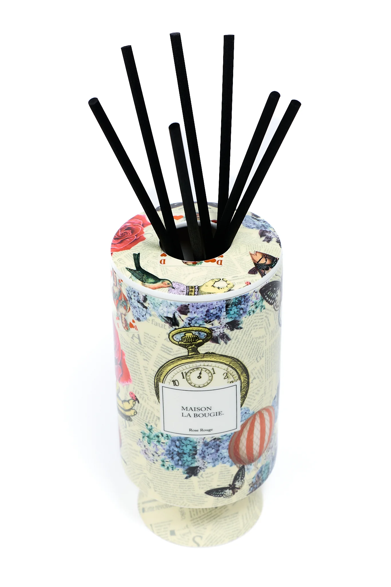 Diffuseur Rose Rouge - Beige & Rouge - Incense & Fêve Tonka - Image 5