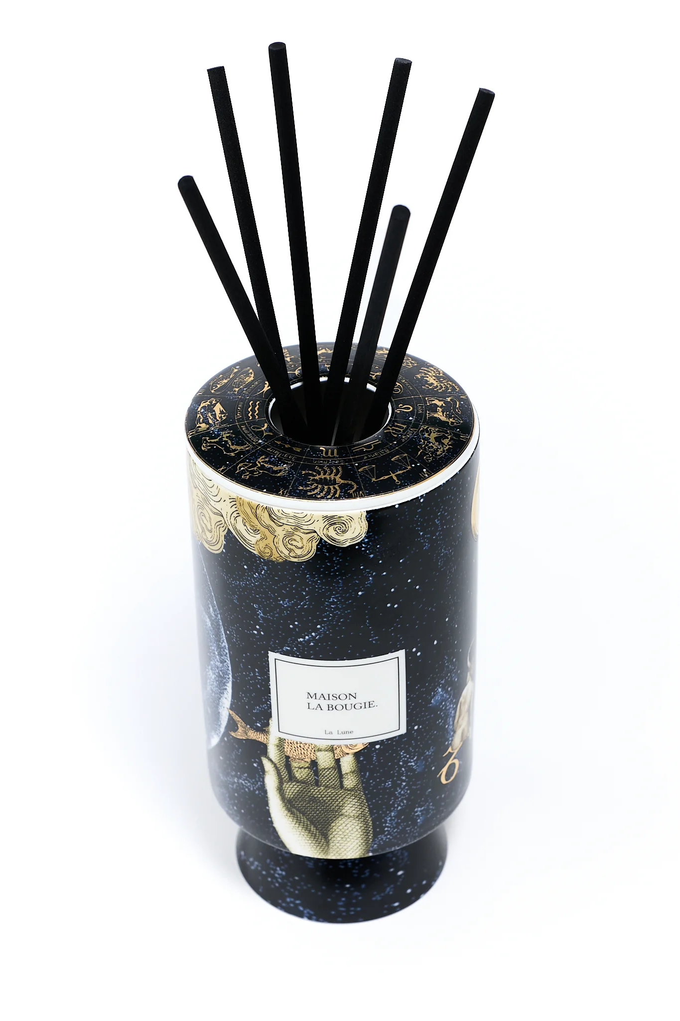 Diffuseur La Lune - Bleu Nuit & Doré - Musc Marine - Image 3