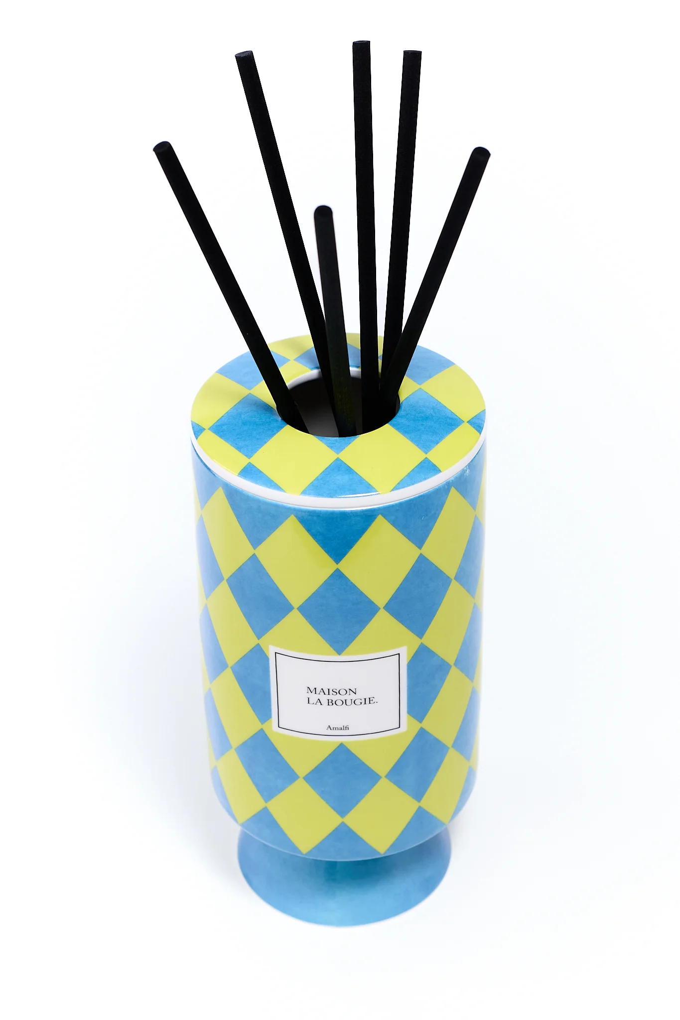 Diffuseur Amalfi - Jaune & Bleu - Monoï & Mer salée - Image 3