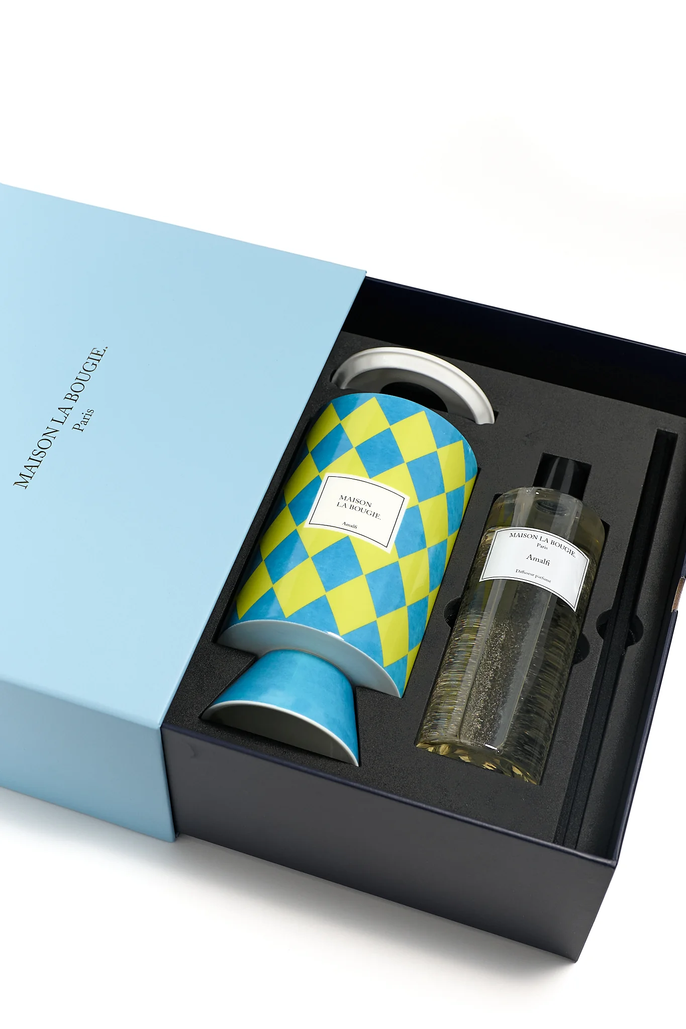 Diffuseur Amalfi - Jaune & Bleu - Monoï & Mer salée - Image 6