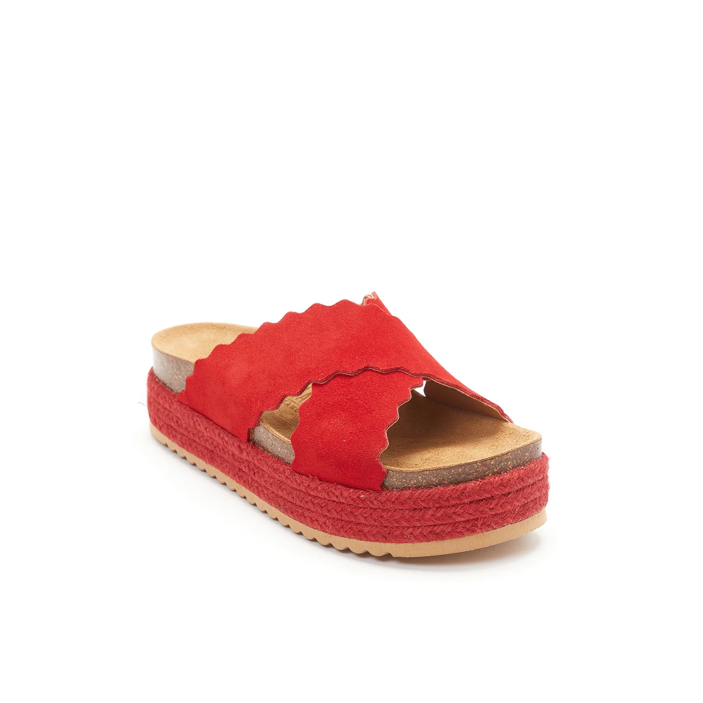 Sandales Tamara Suede Leather Red - Femme - Image 3
