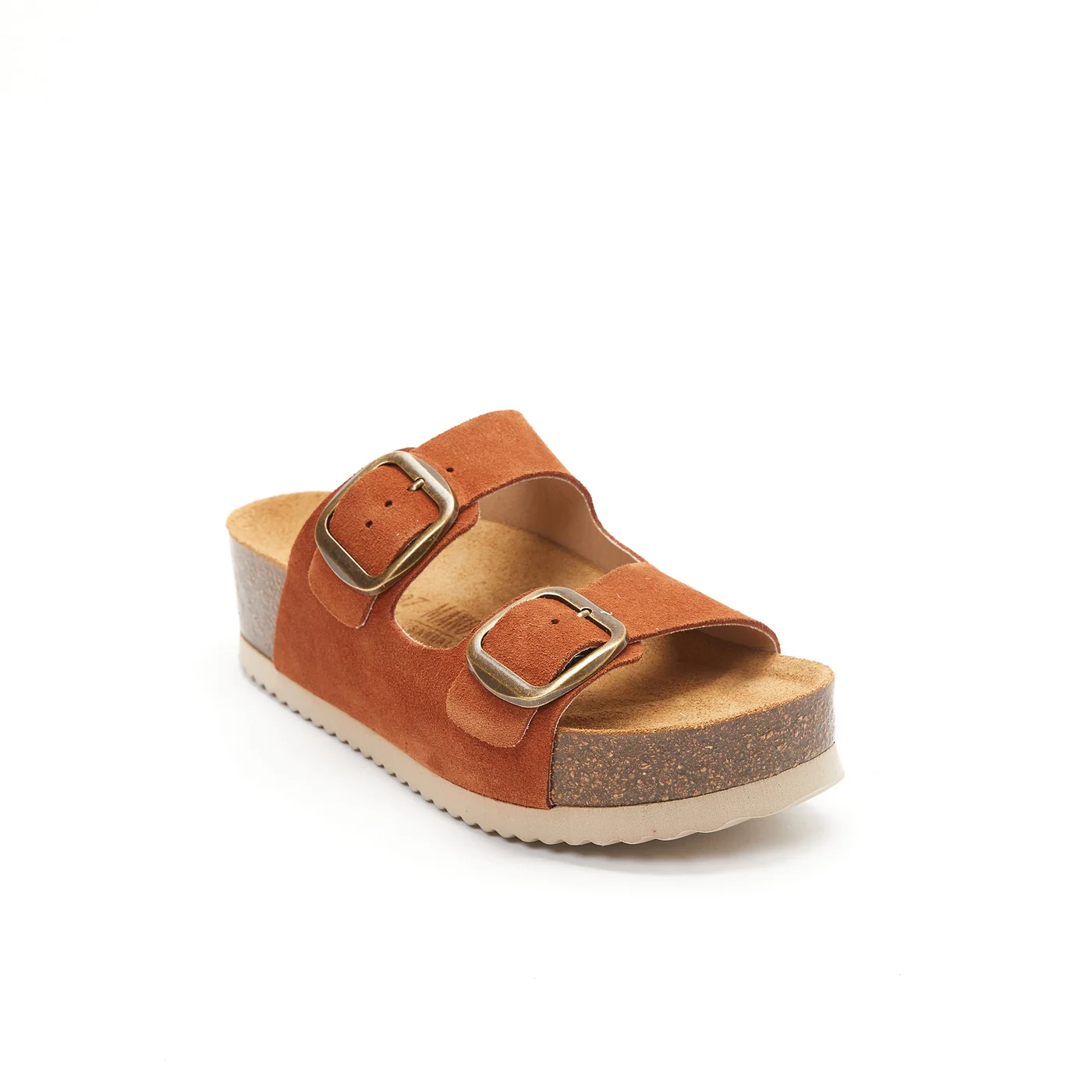 Sandales Zoe Suede Leather Brandy - Femme - Image 2