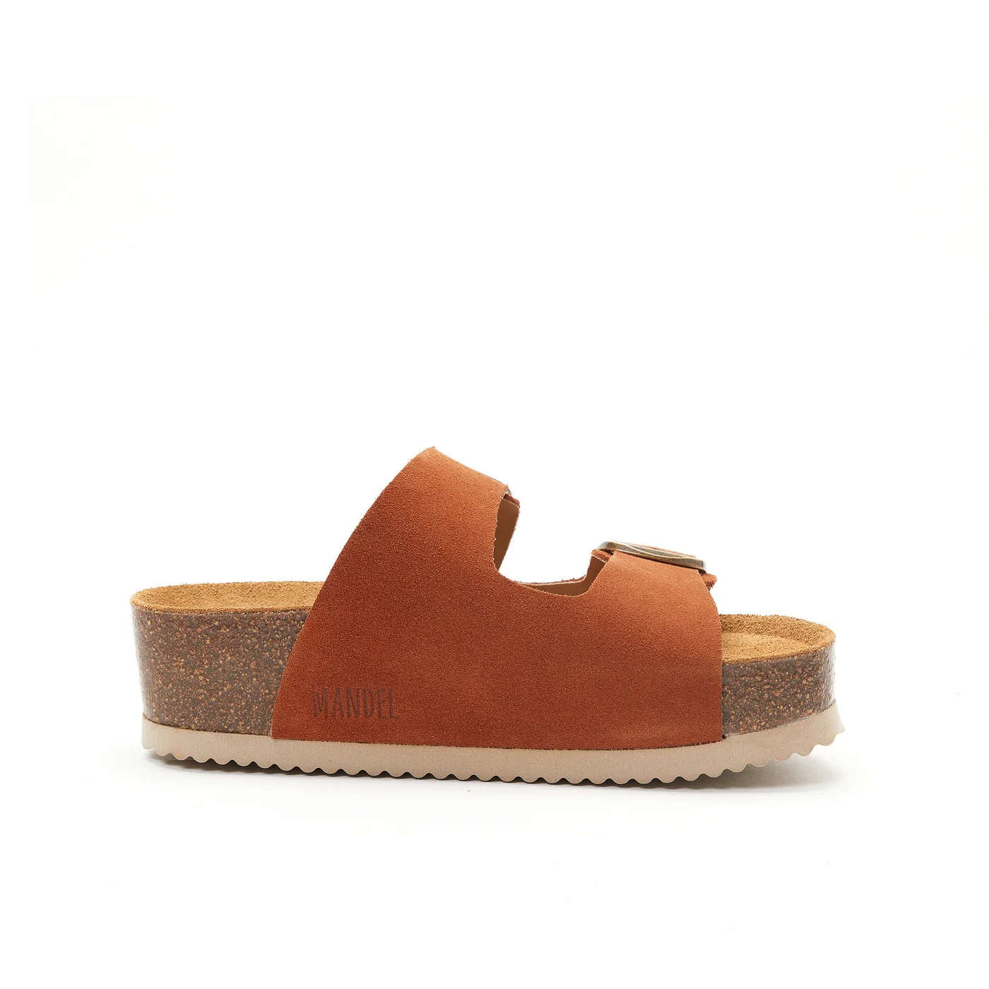 Sandales Zoe Suede Leather Brandy - Femme - Image 4