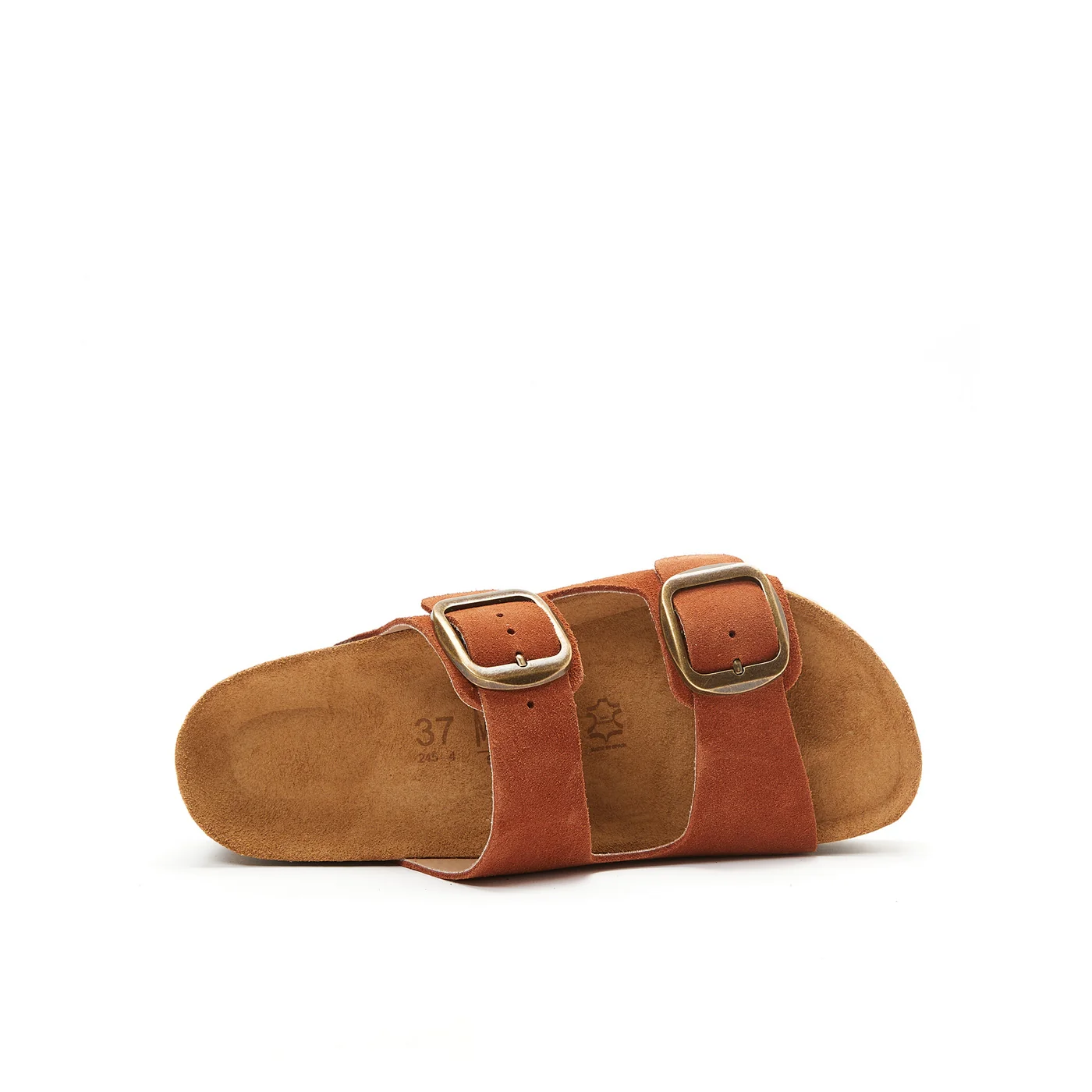 Sandales Zoe Suede Leather Brandy - Femme - Image 5