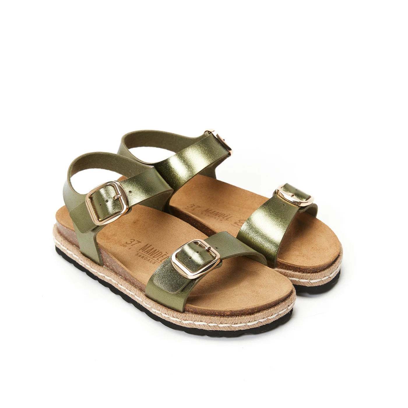 Sandales Ines Moss Green - Femme - Image 3