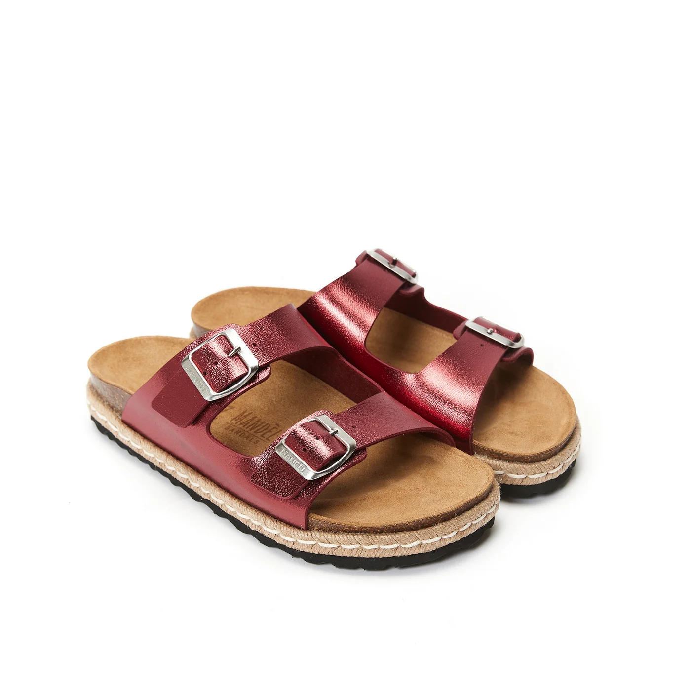 Sandales Ana Bordeaux - Femme - Image 3
