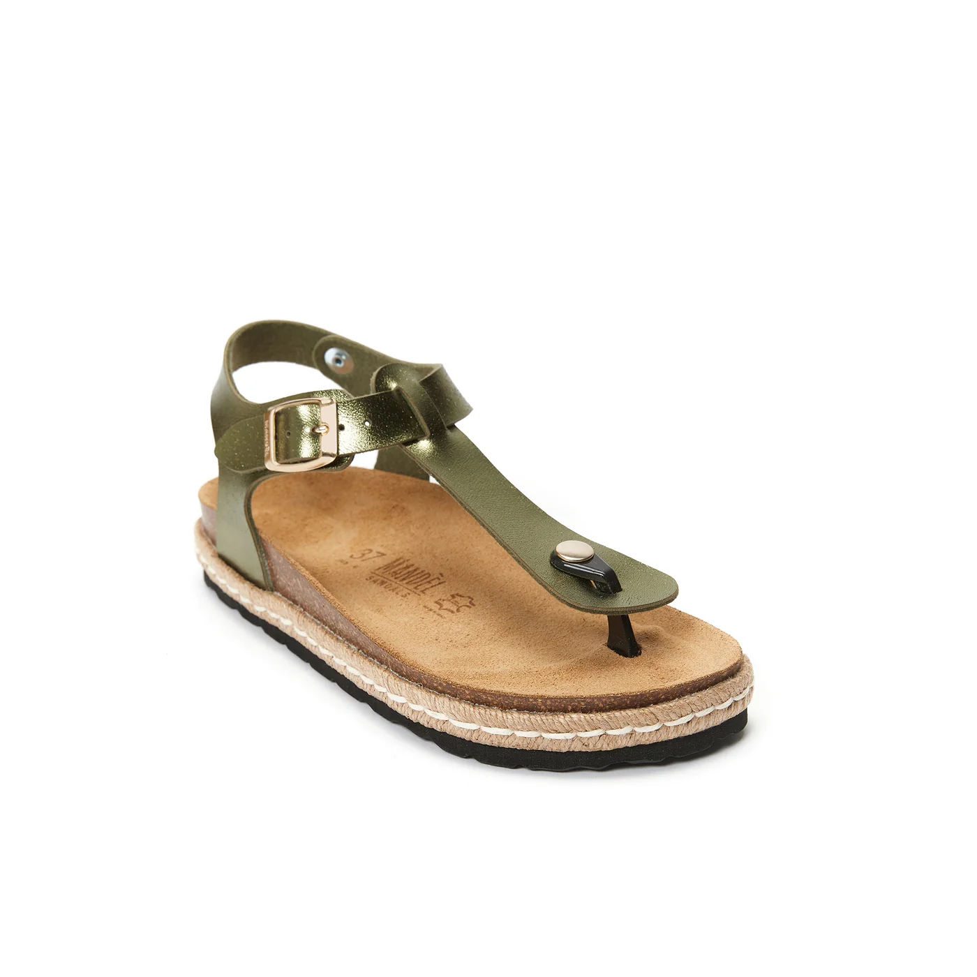 Tongs Leon Moss Green - Femme - Image 2