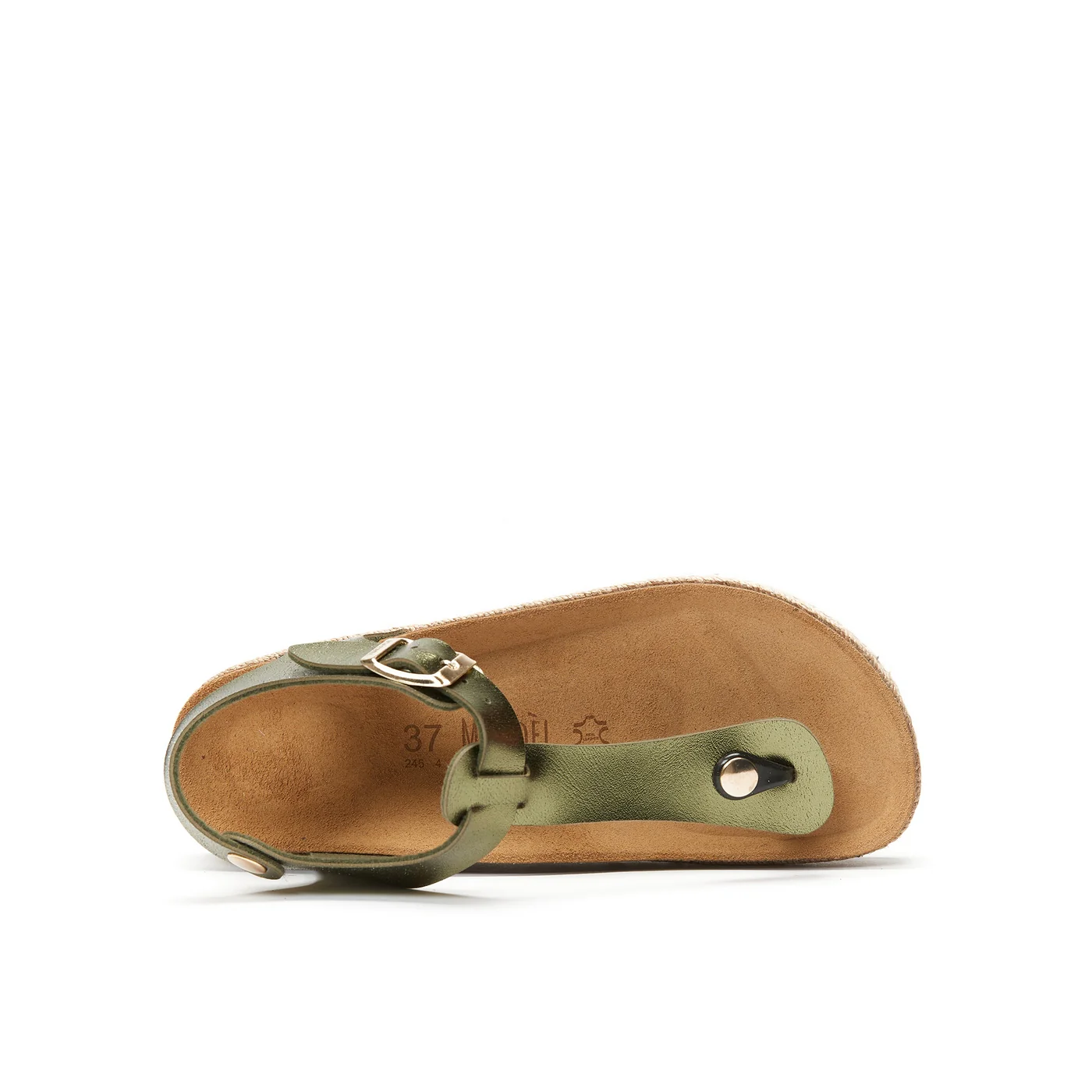Tongs Leon Moss Green - Femme - Image 5