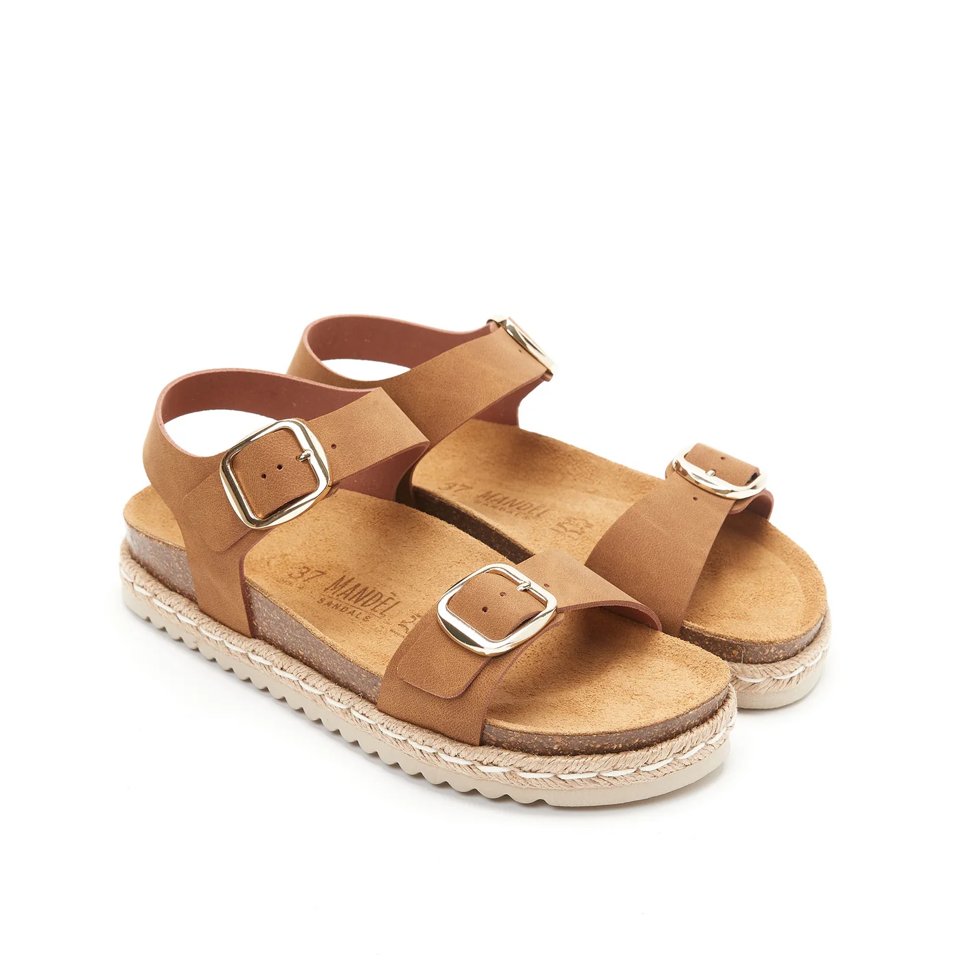 Sandales Ines Cognac Brown - Femme - Image 3