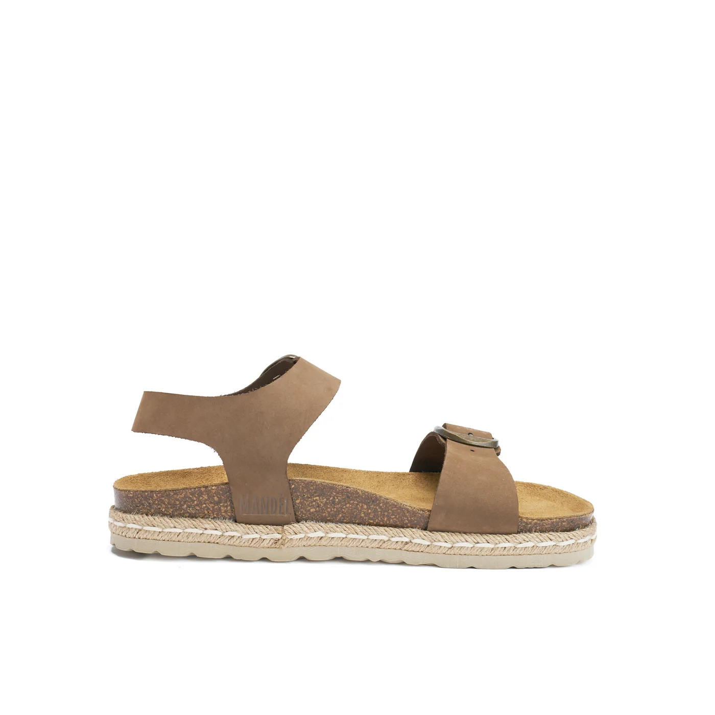 Sandales Ines Nubuck Brown - Femme - Image 4
