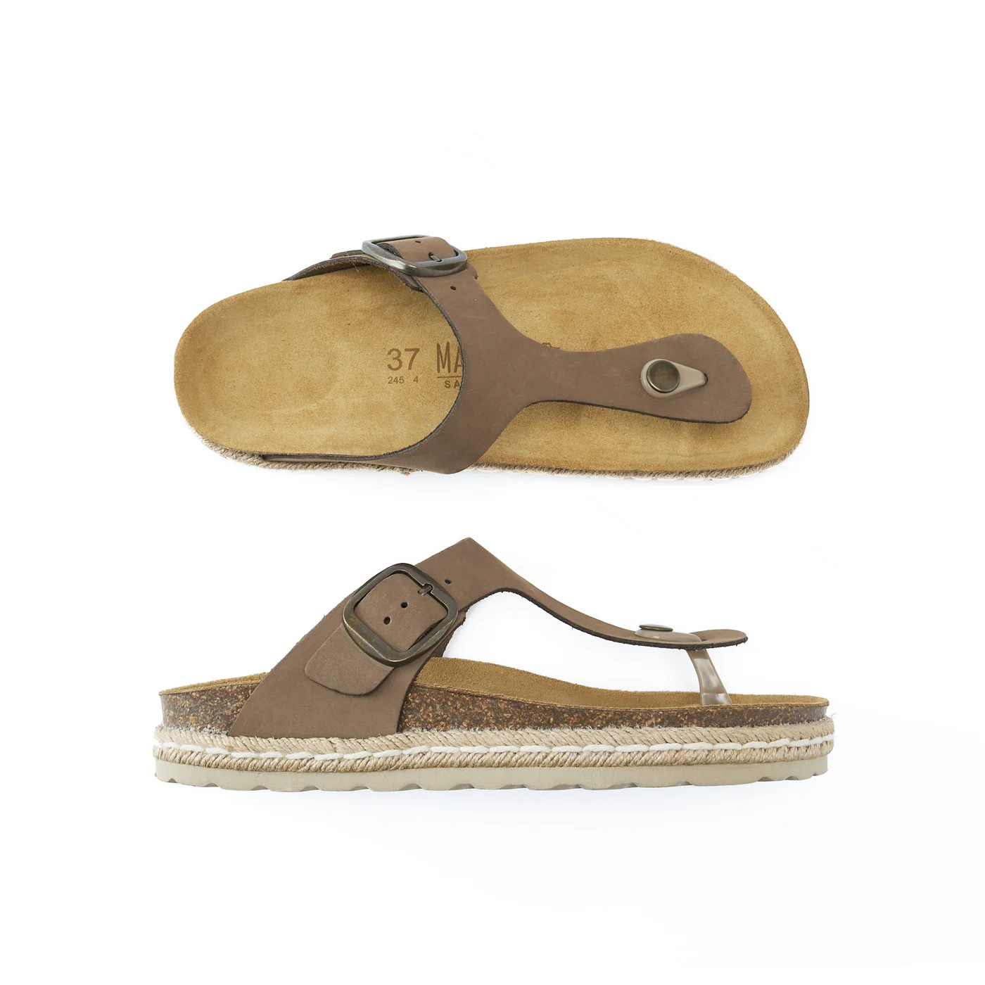 Tongs Gala Nubuck Brown - Femme - Image 5