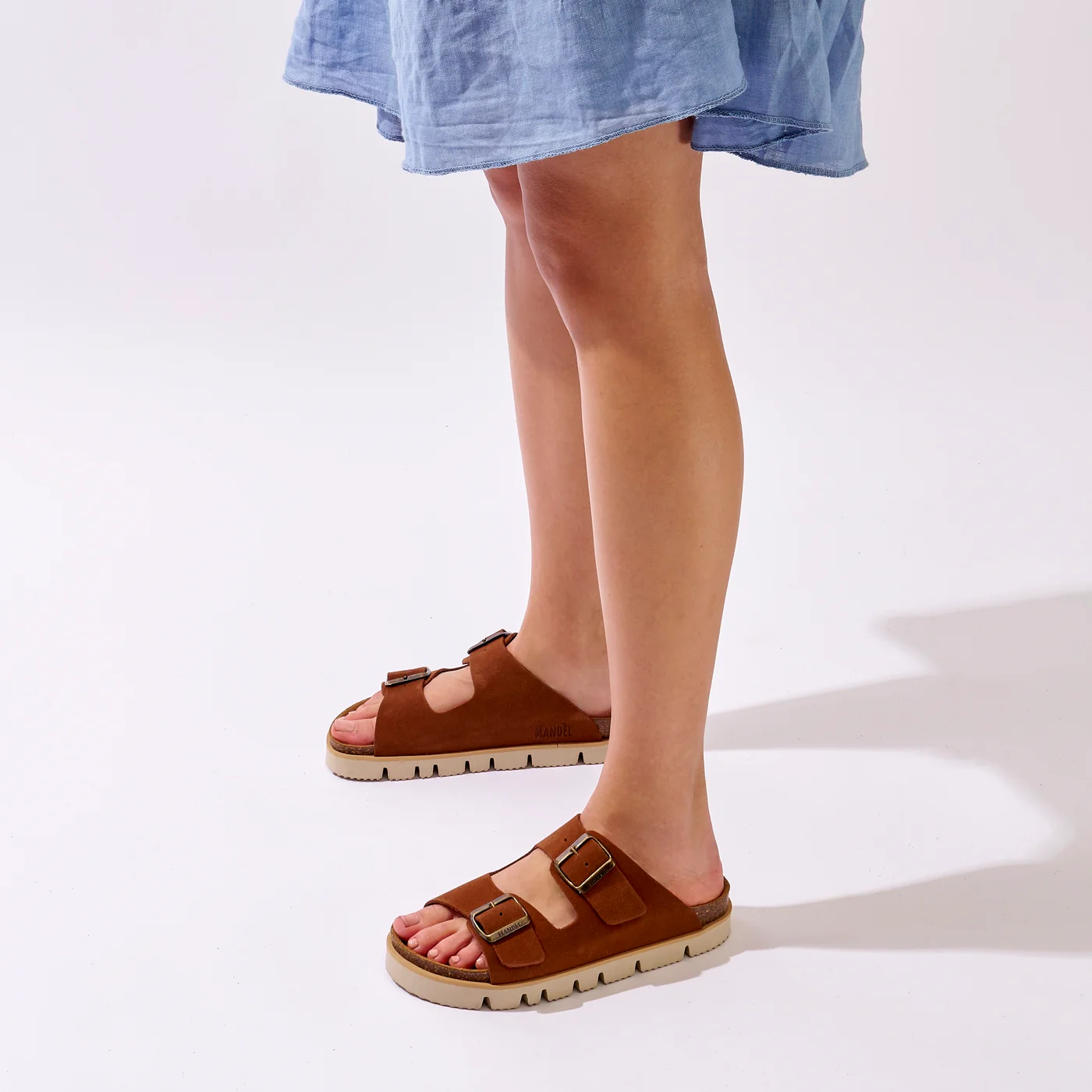 Sandales Ana Suede Chestnuts - Femme - Image 6