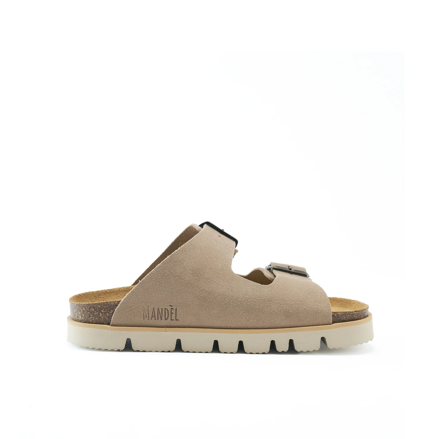 Sandales Ana Suede Taupe - Femme - Image 4