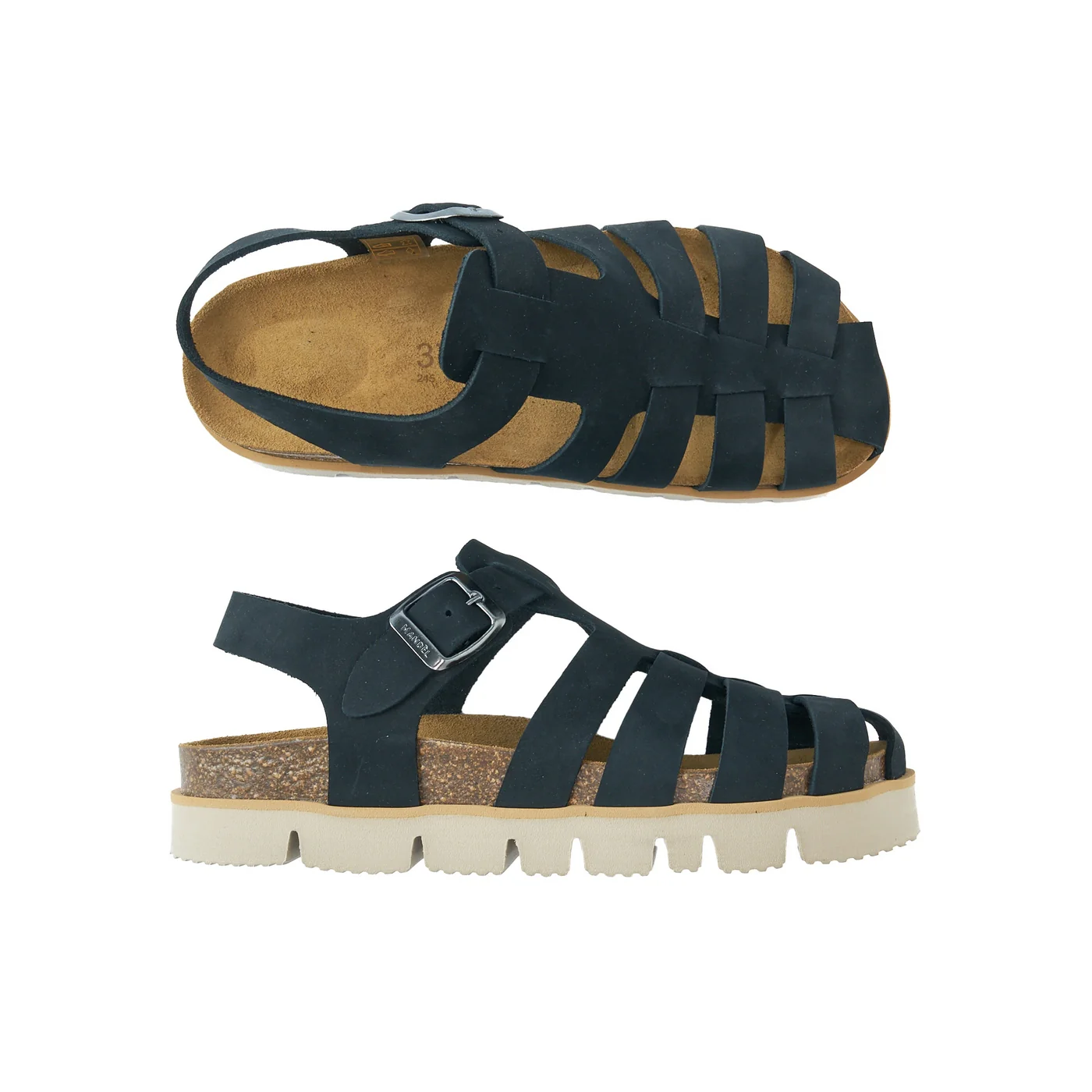 Mandel - Sandales Helena Nubuck Black - Femme - Image 5