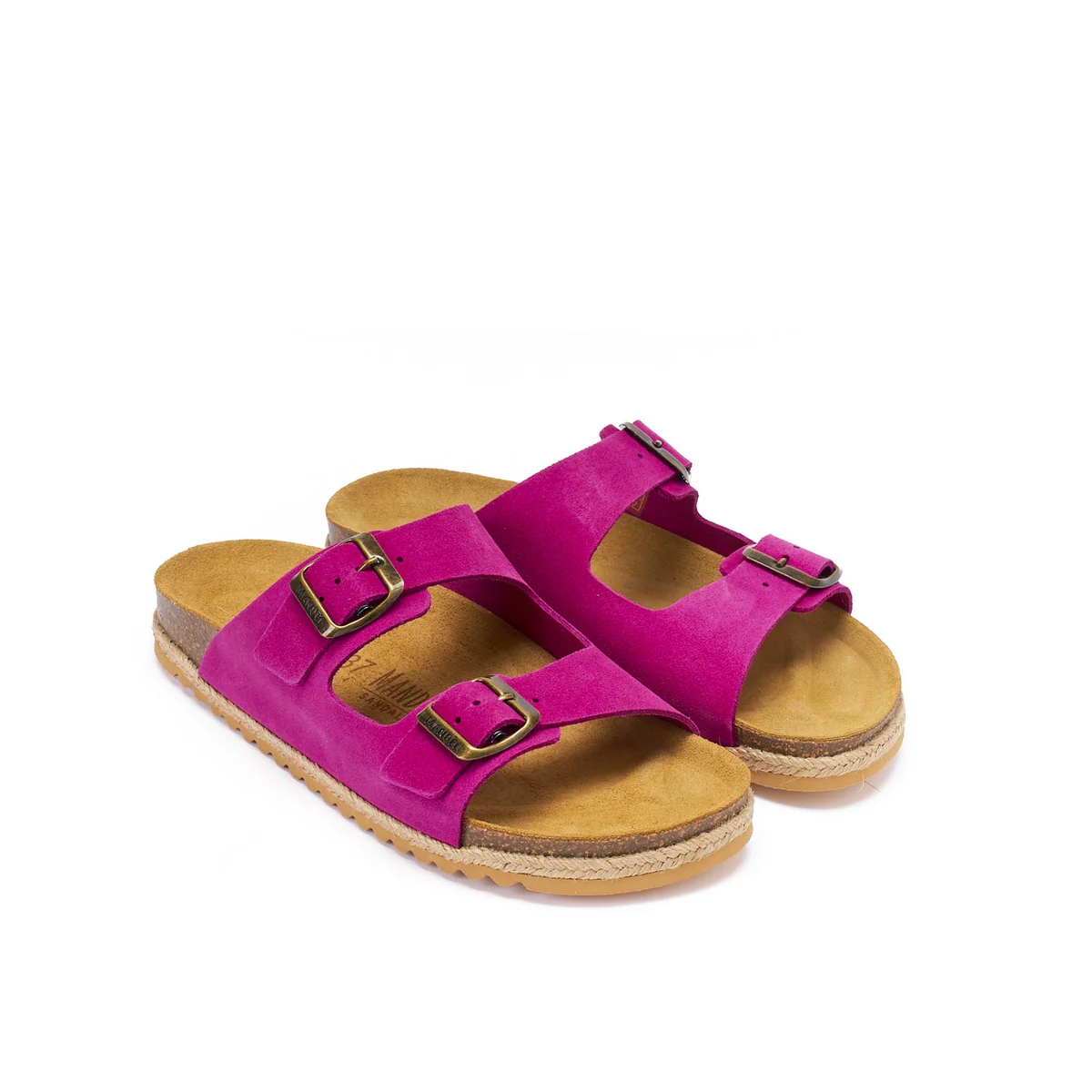 Sandales Alberto Suede Magenta - Femme - Image 5