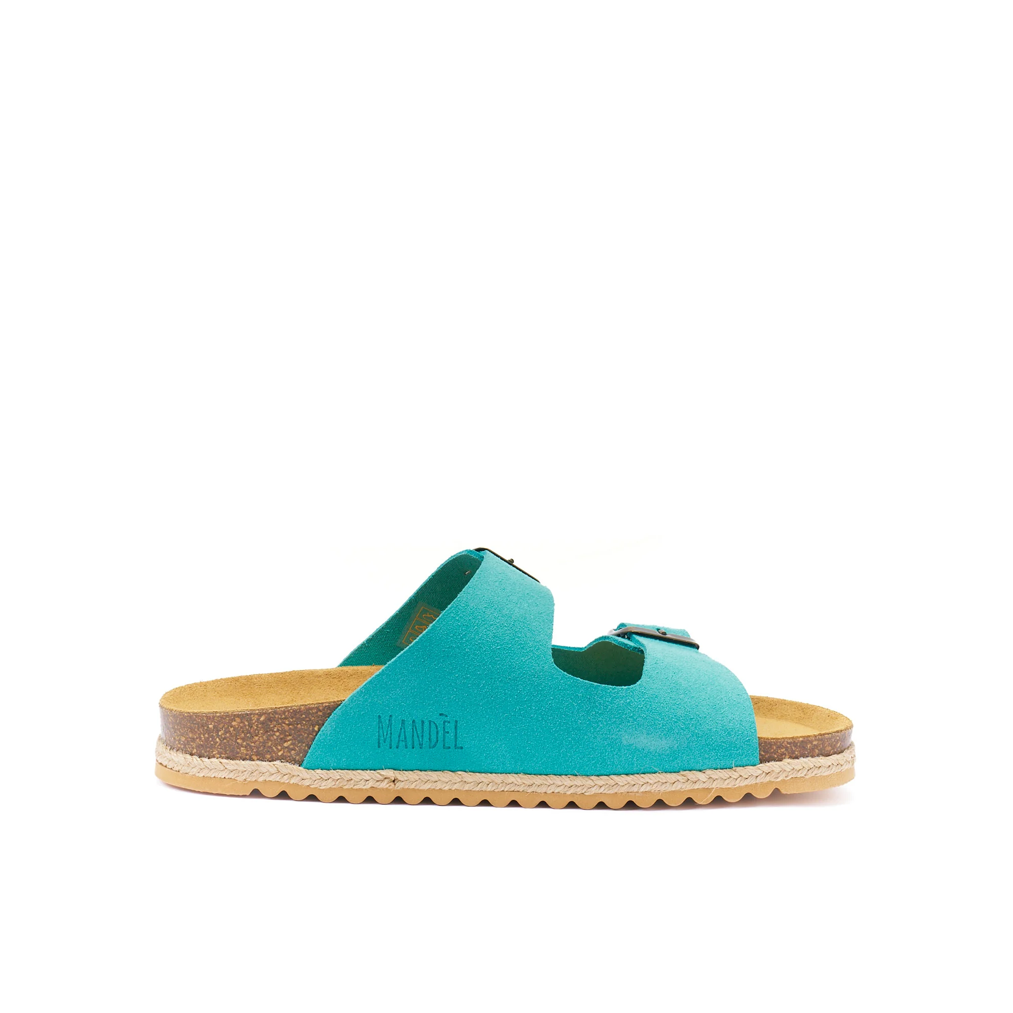 Sandales Alberto Suede Turquoise - Femme - Image 2