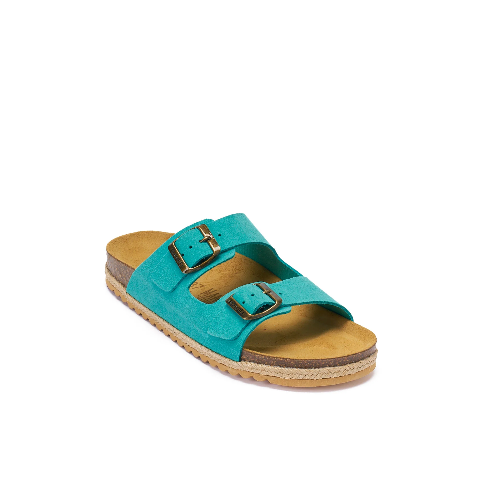 Sandales Alberto Suede Turquoise - Femme - Image 3
