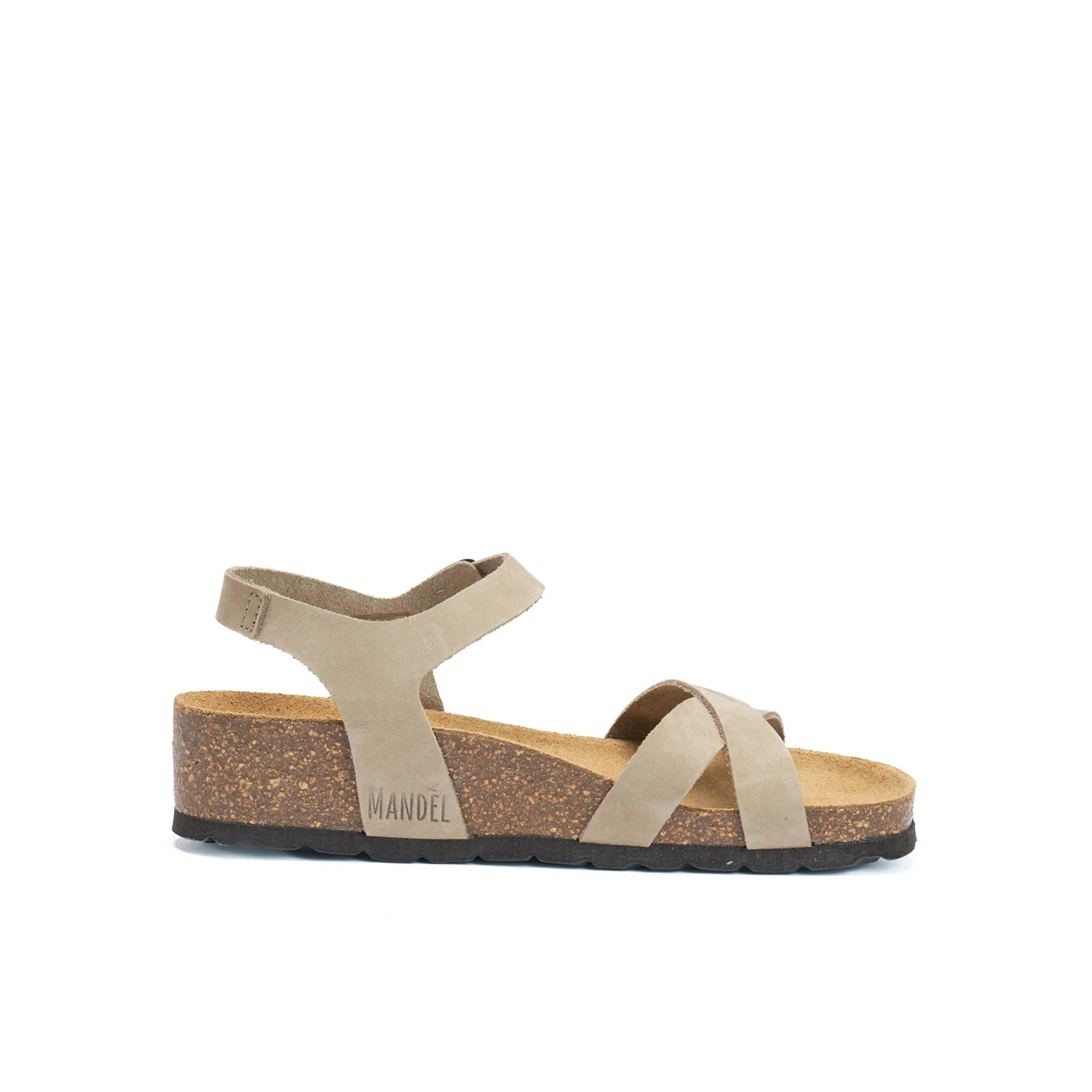 Sandales Sara Nubuck Taupe - Femme - Image 4