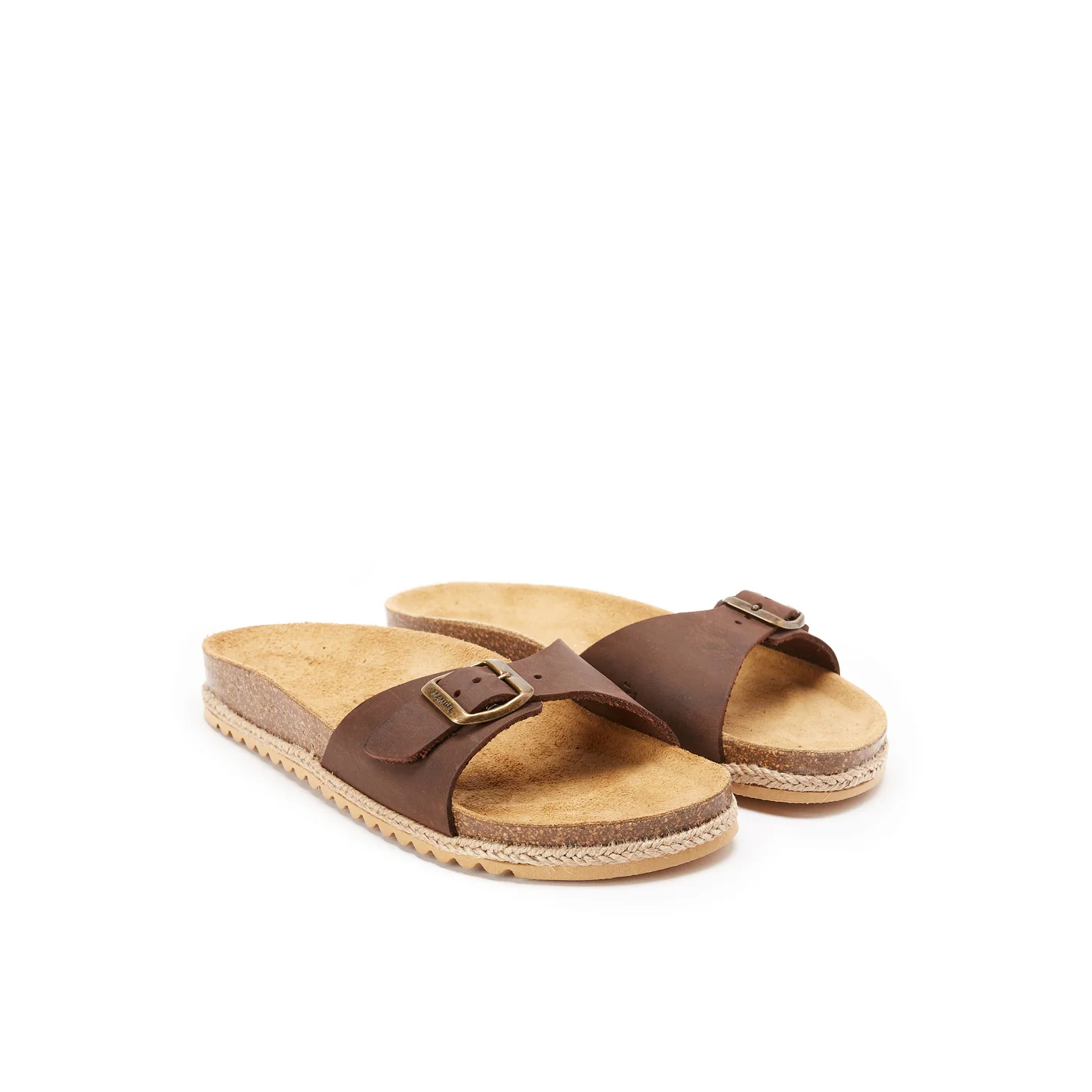 Sandales Agata Oiled Leather Dark Brown - Femme - Image 3