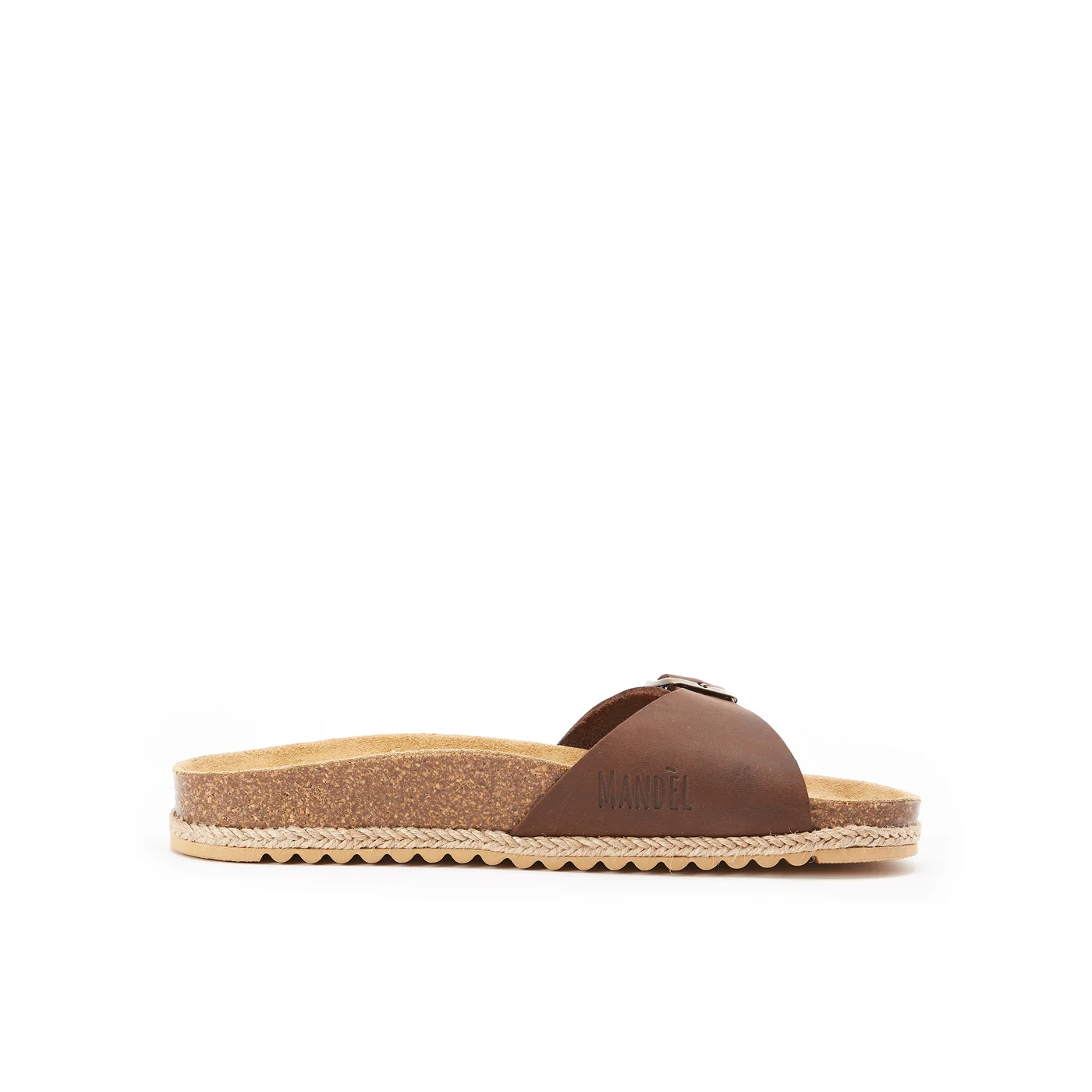 Sandales Agata Oiled Leather Dark Brown - Femme - Image 4