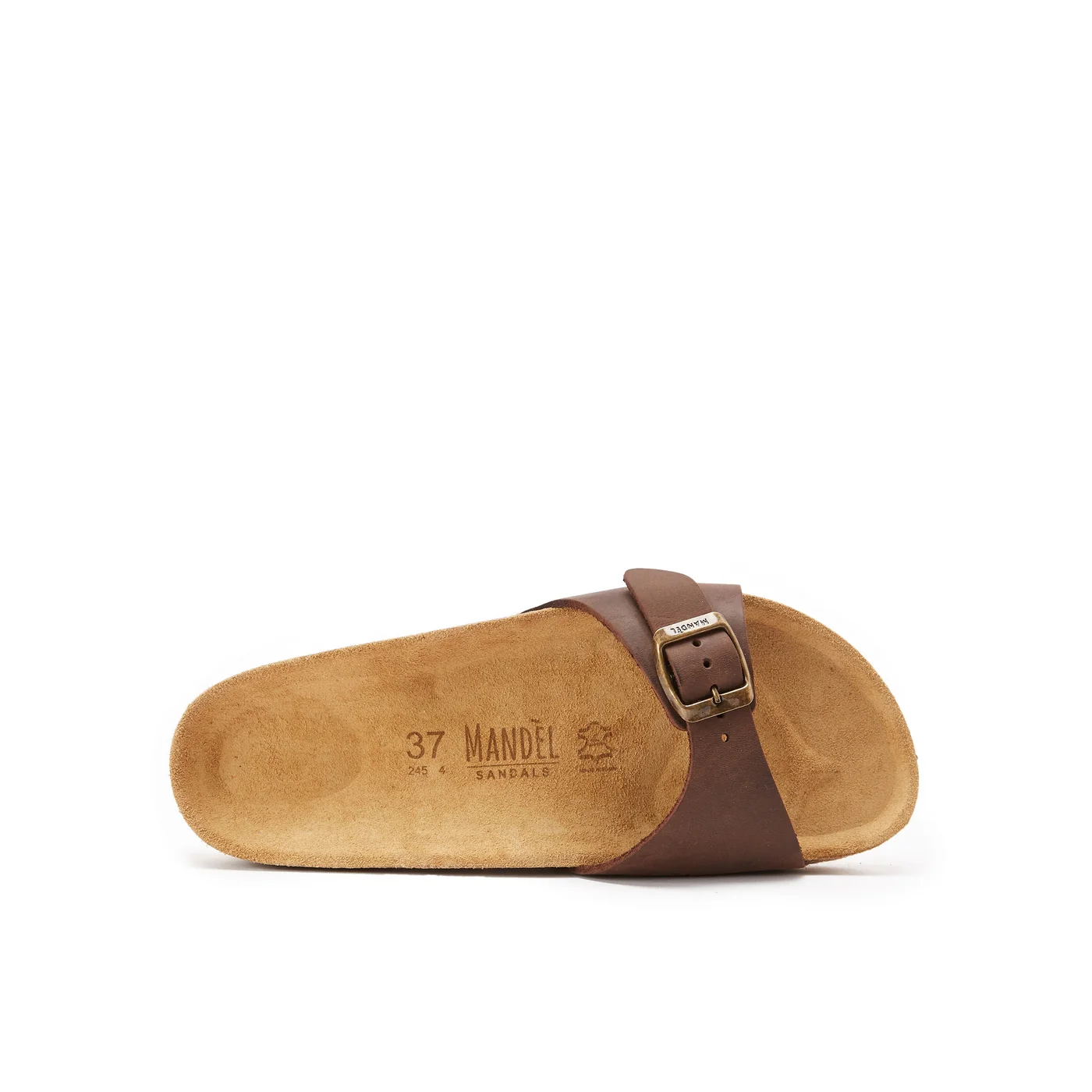 Sandales Agata Oiled Leather Dark Brown - Femme - Image 5