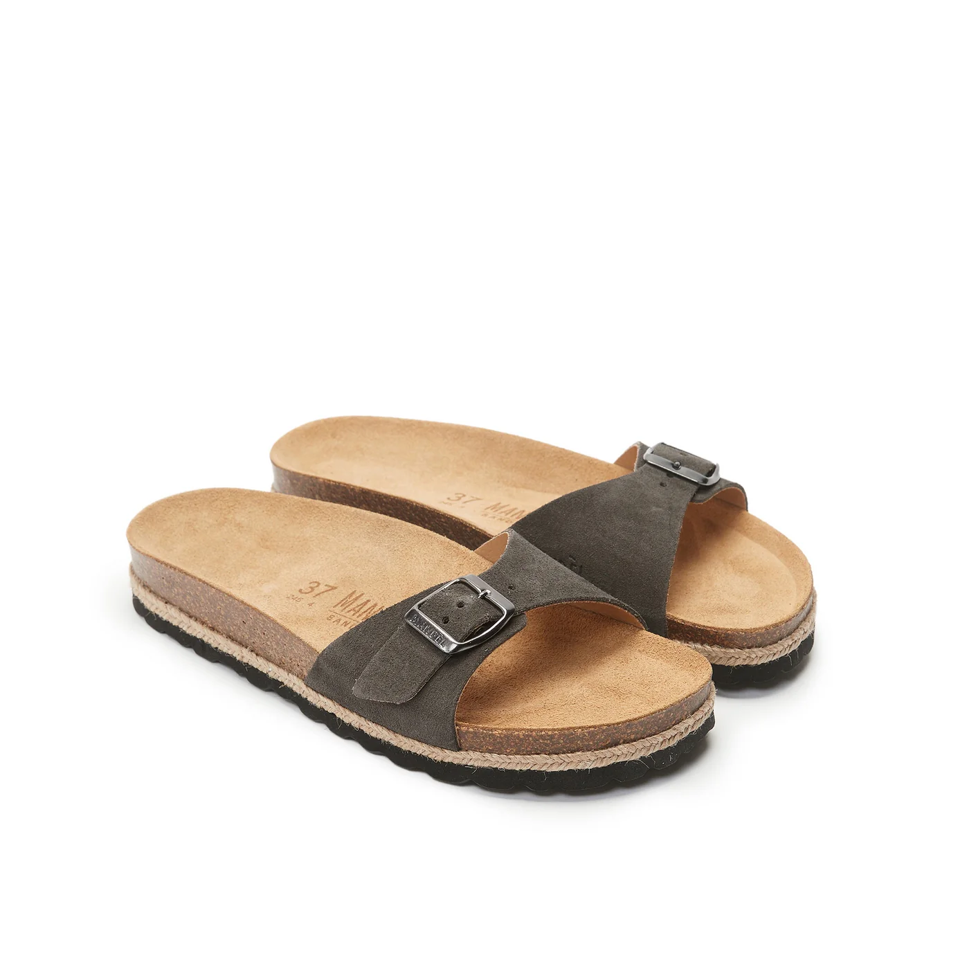 Sandales Agata Suede Leather Grey - Femme - Image 3