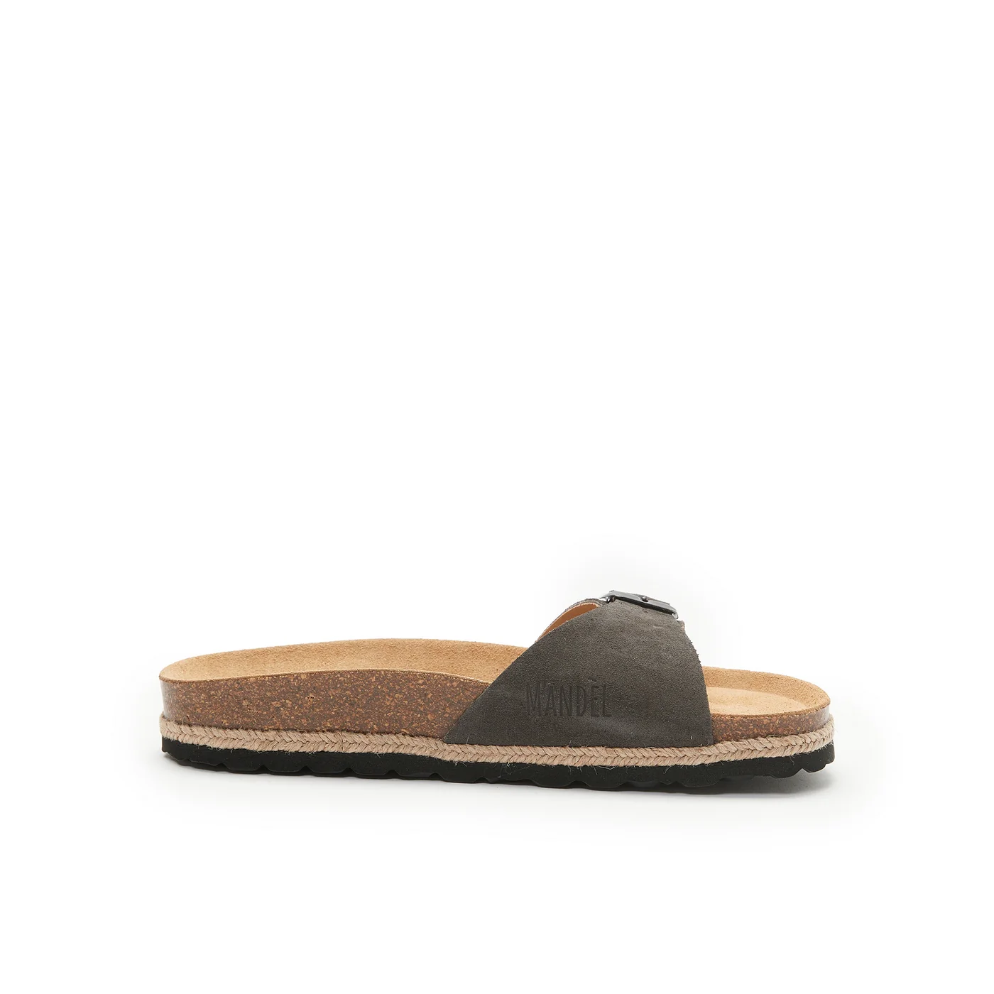 Sandales Agata Suede Leather Grey - Femme - Image 4