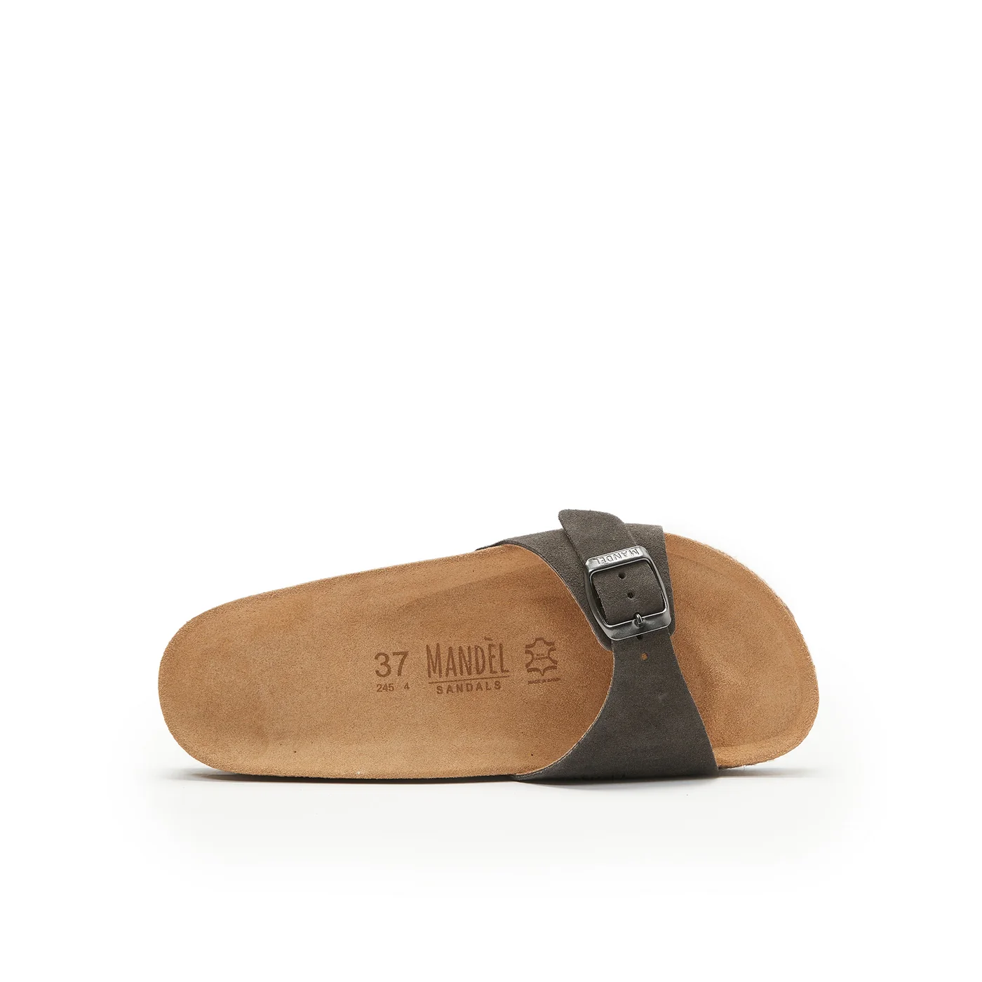 Sandales Agata Suede Leather Grey - Femme - Image 5